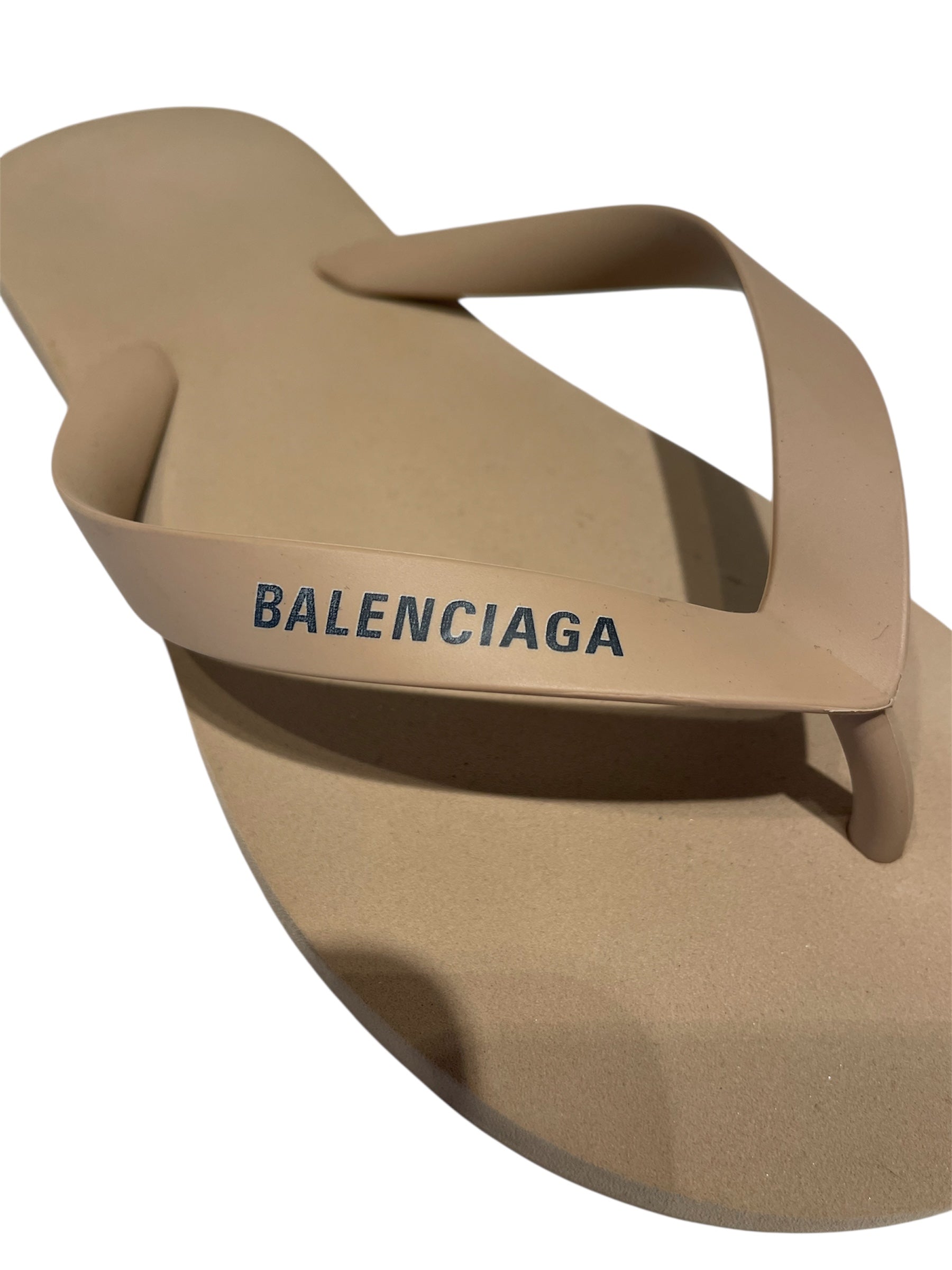 BALENCIAGA/Sandals/US 7.5/BEG/LOGO THONG view 3
