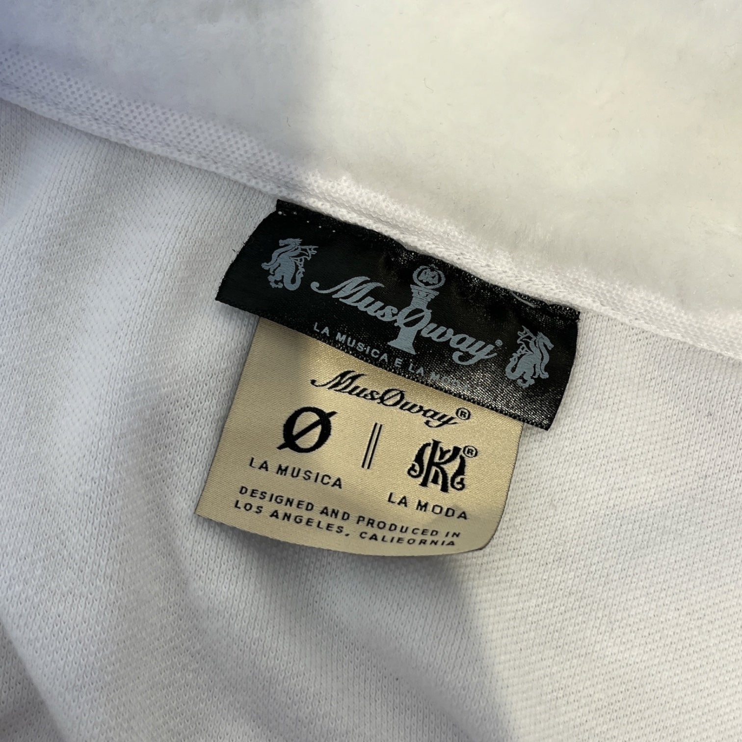 MUSO KUSO/Polo Shirt/M/Cotton/WHT/OWAY FUR POLO view 3