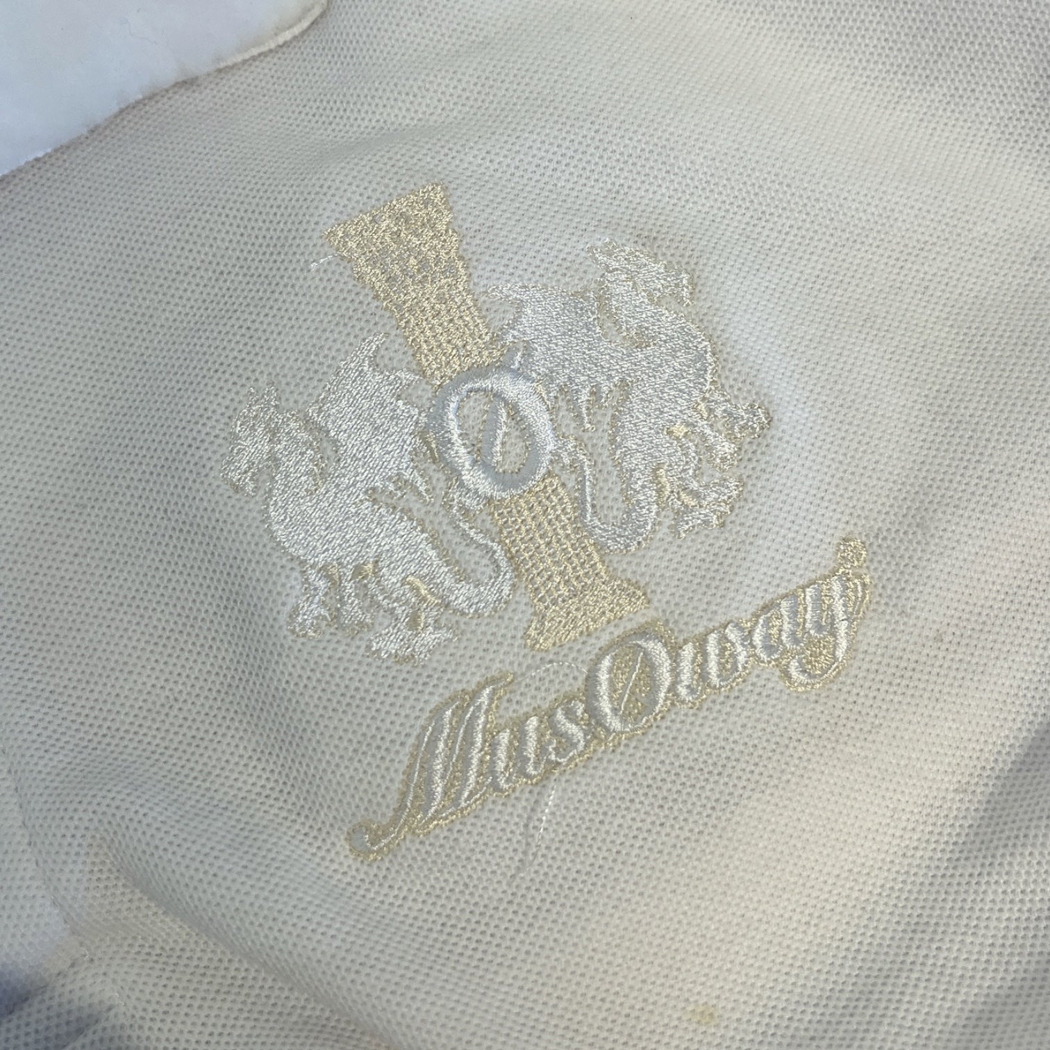 MUSO KUSO/Polo Shirt/M/Cotton/WHT/OWAY FUR POLO view 5