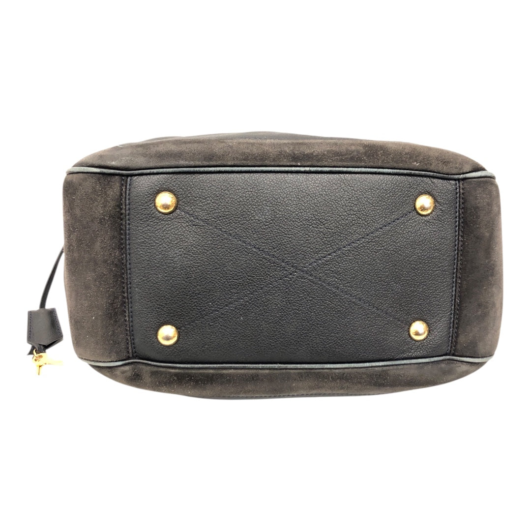 LOUIS VUITTON/Hand Bag/Monogram/Leather/BLK/Audacieuse view 3