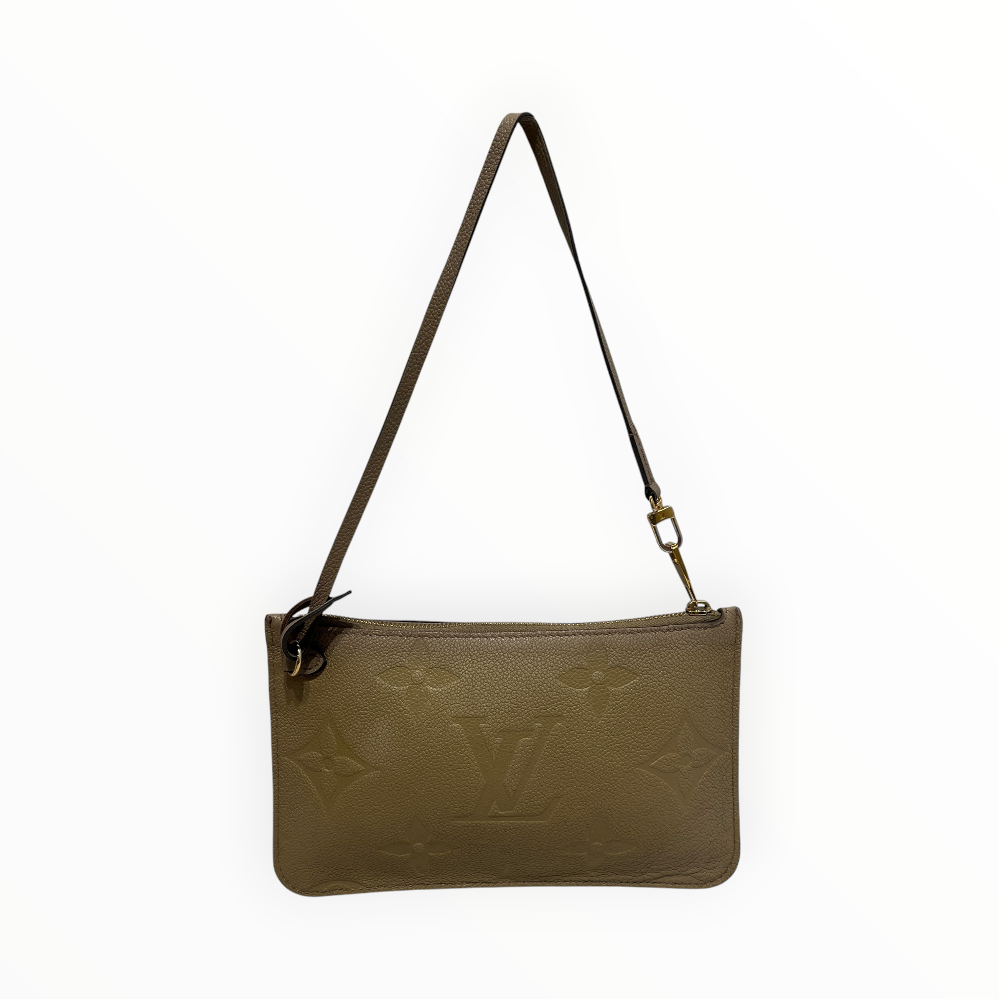 LOUIS VUITTON/Pouch/Monogram/Leather/BEG/Empreinte Neverfull MM Pochett view 1