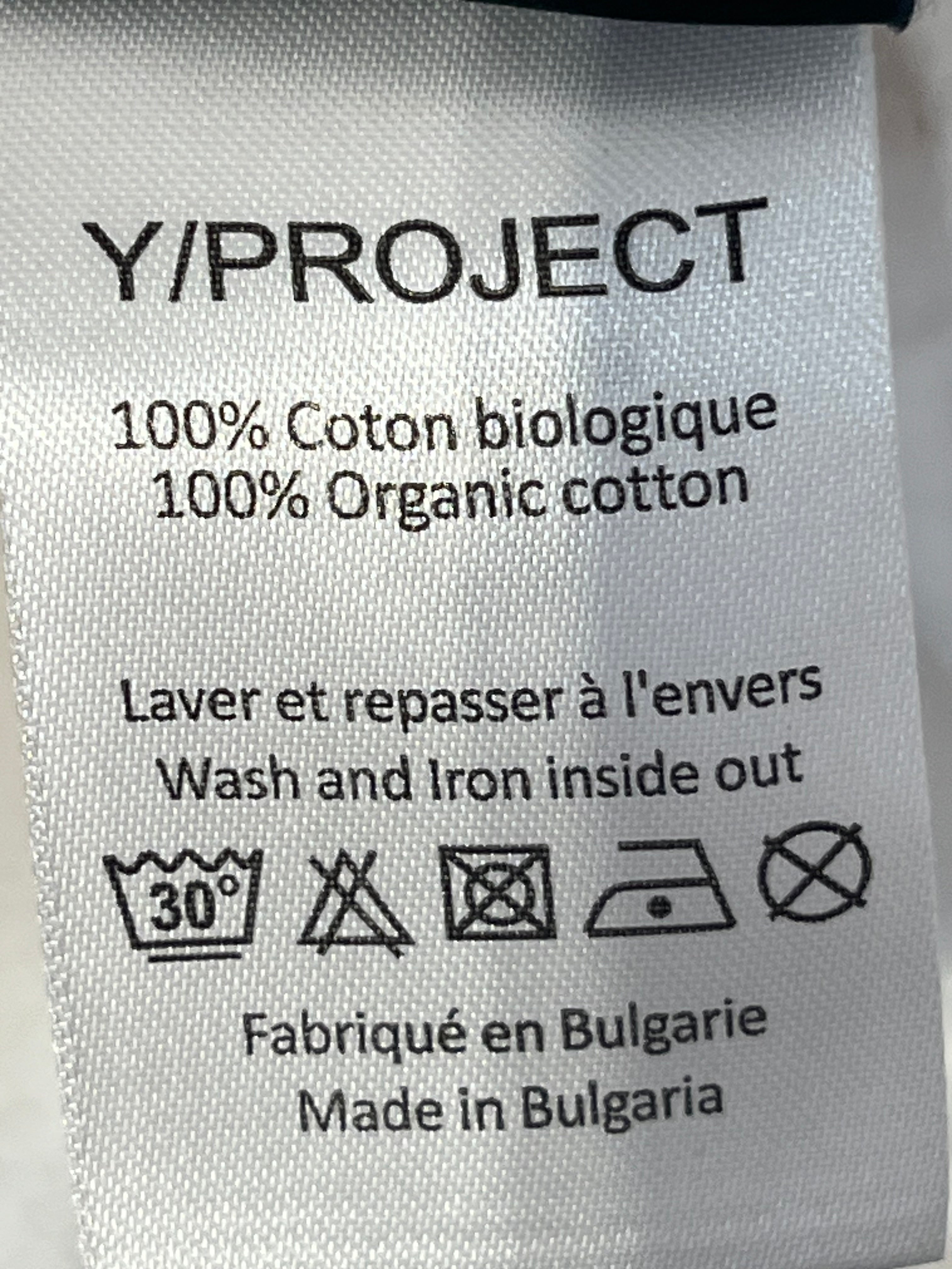 Y/PROJECT/T-Shirt/XXL/Cotton/WHT/Graphic/EVERGREEN MULTINECK view 4