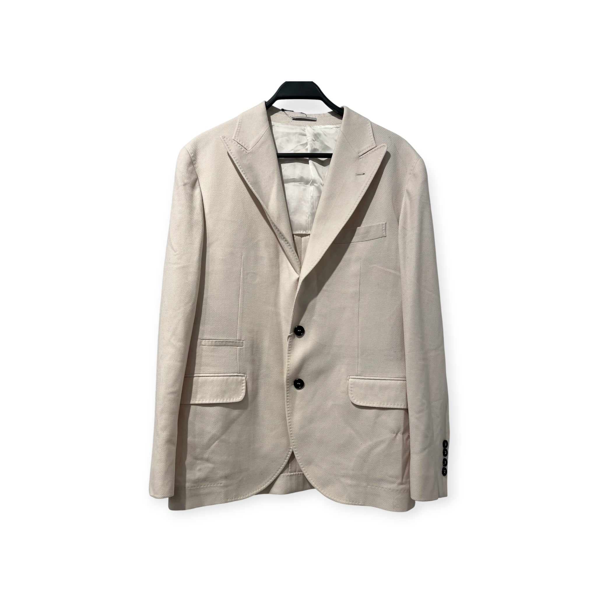 BRUNELLO CUCINELLI/Tailored Jkt/50/CRM/CUPRO BLAZER BNWT view 1