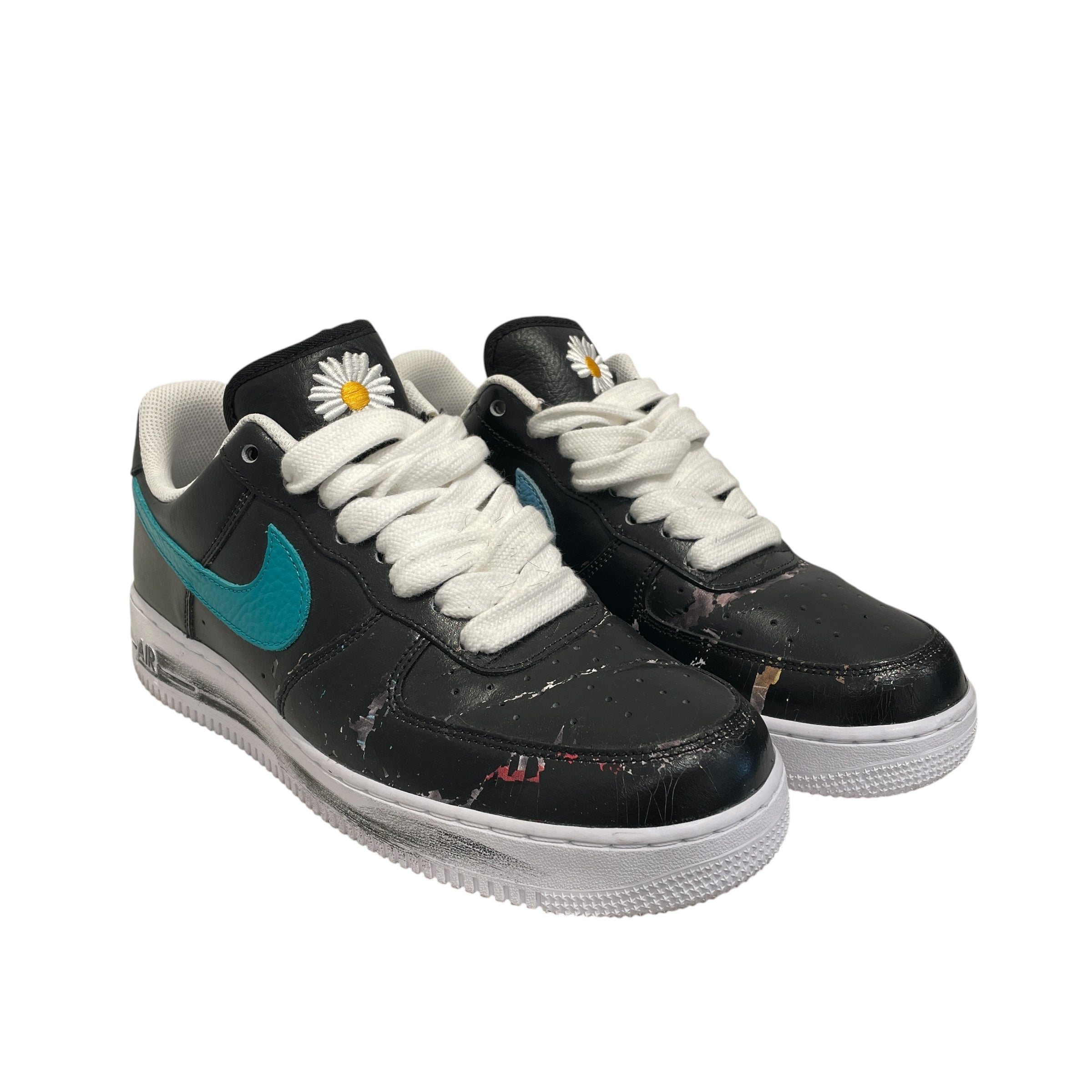 NIKE/X PEACEMINUSONE AIR FORCE 1/Low-Sneakers/US 11/BLK/AQ3692-004 view 1