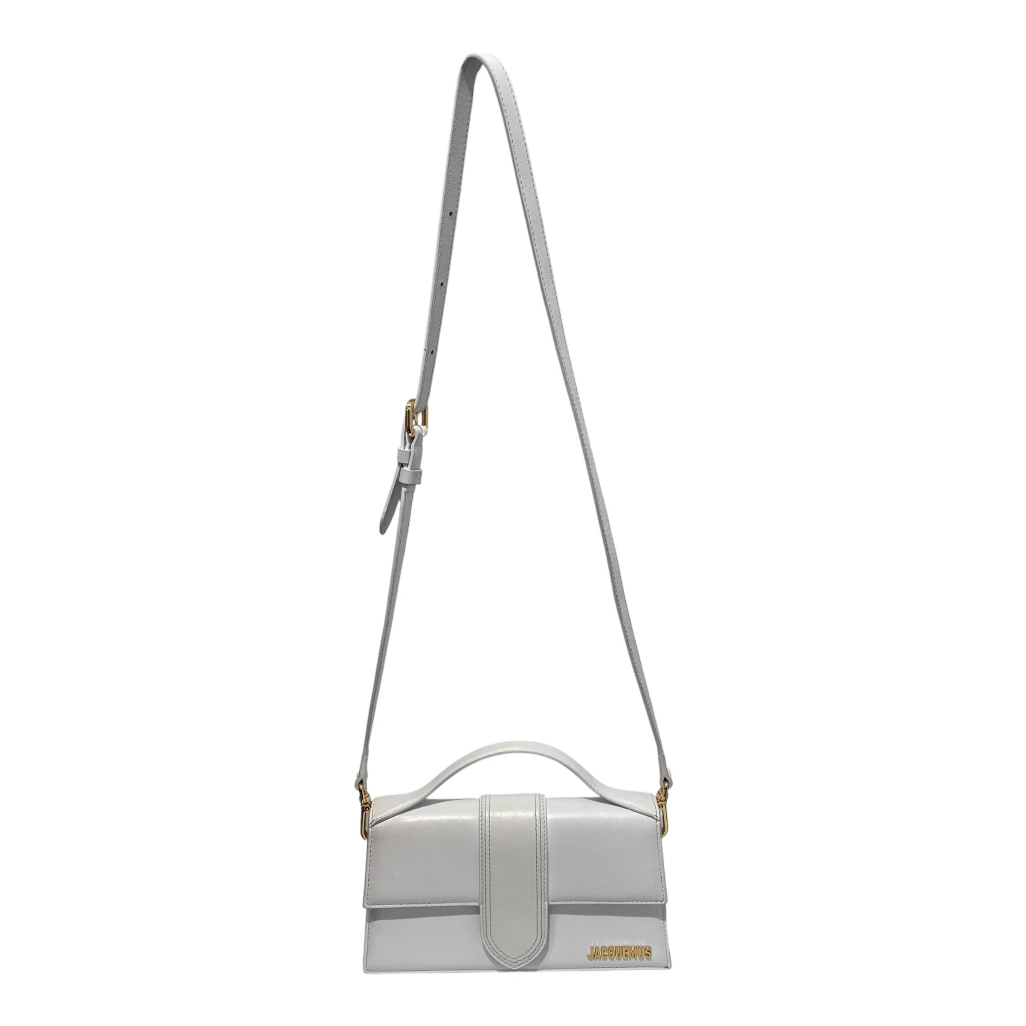 JACQUEMUS/Cross Body Bag/Leather/WHT/LE BAMBINO view 1