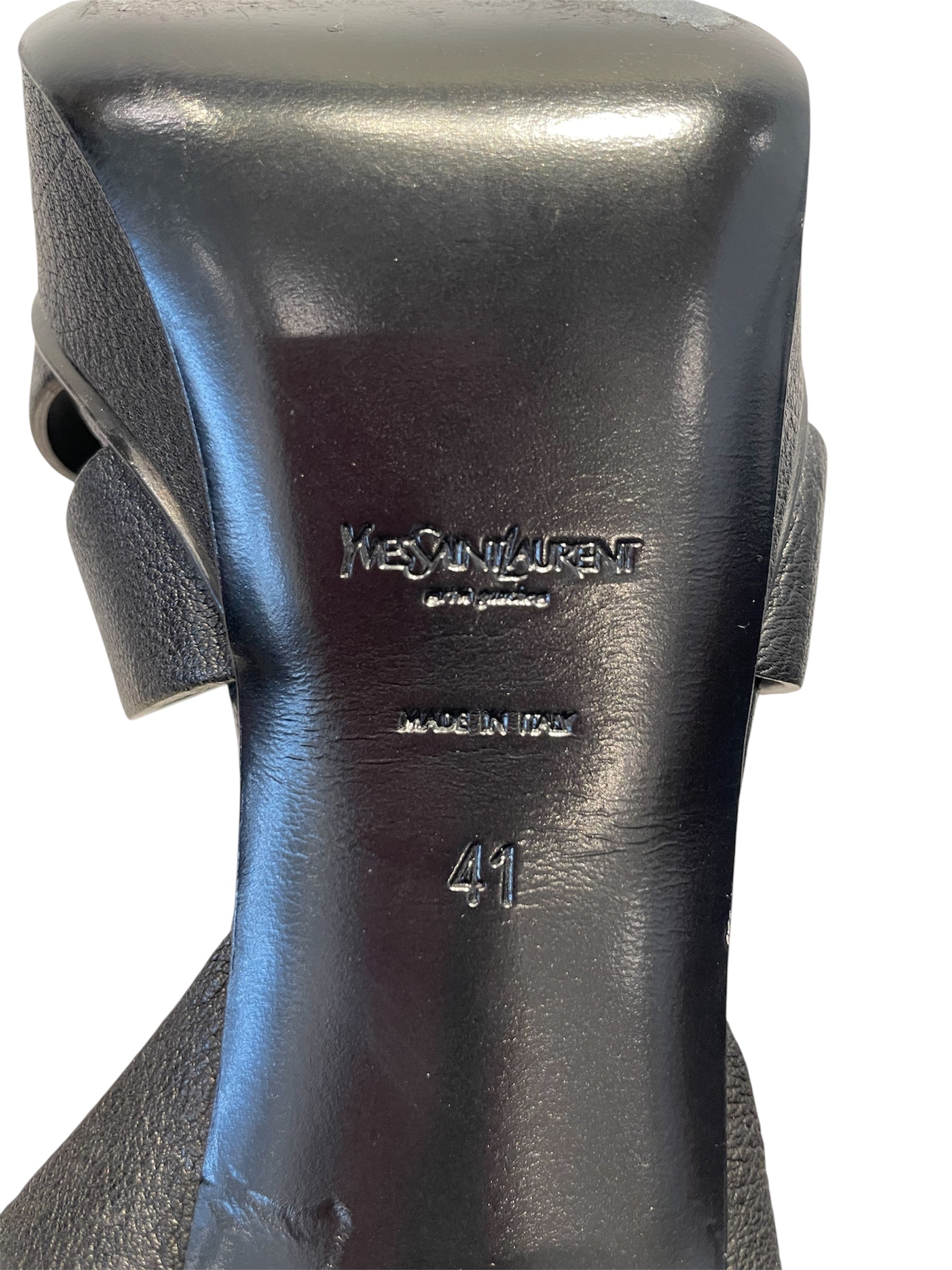 YVES SAINT LAURENT/Heels/EU 41/BLK/Tribute Platform view 4