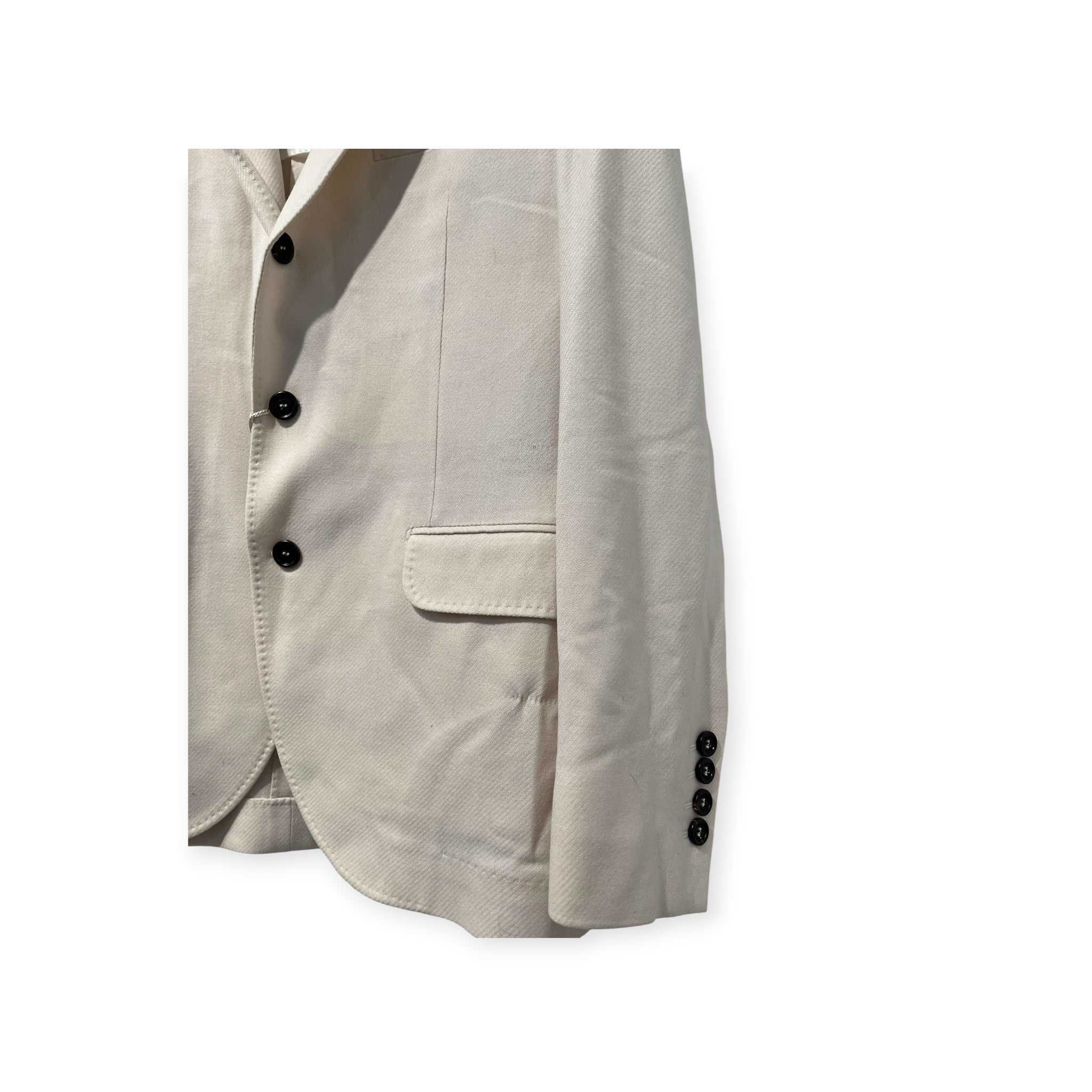 BRUNELLO CUCINELLI/Tailored Jkt/50/CRM/CUPRO BLAZER BNWT view 3