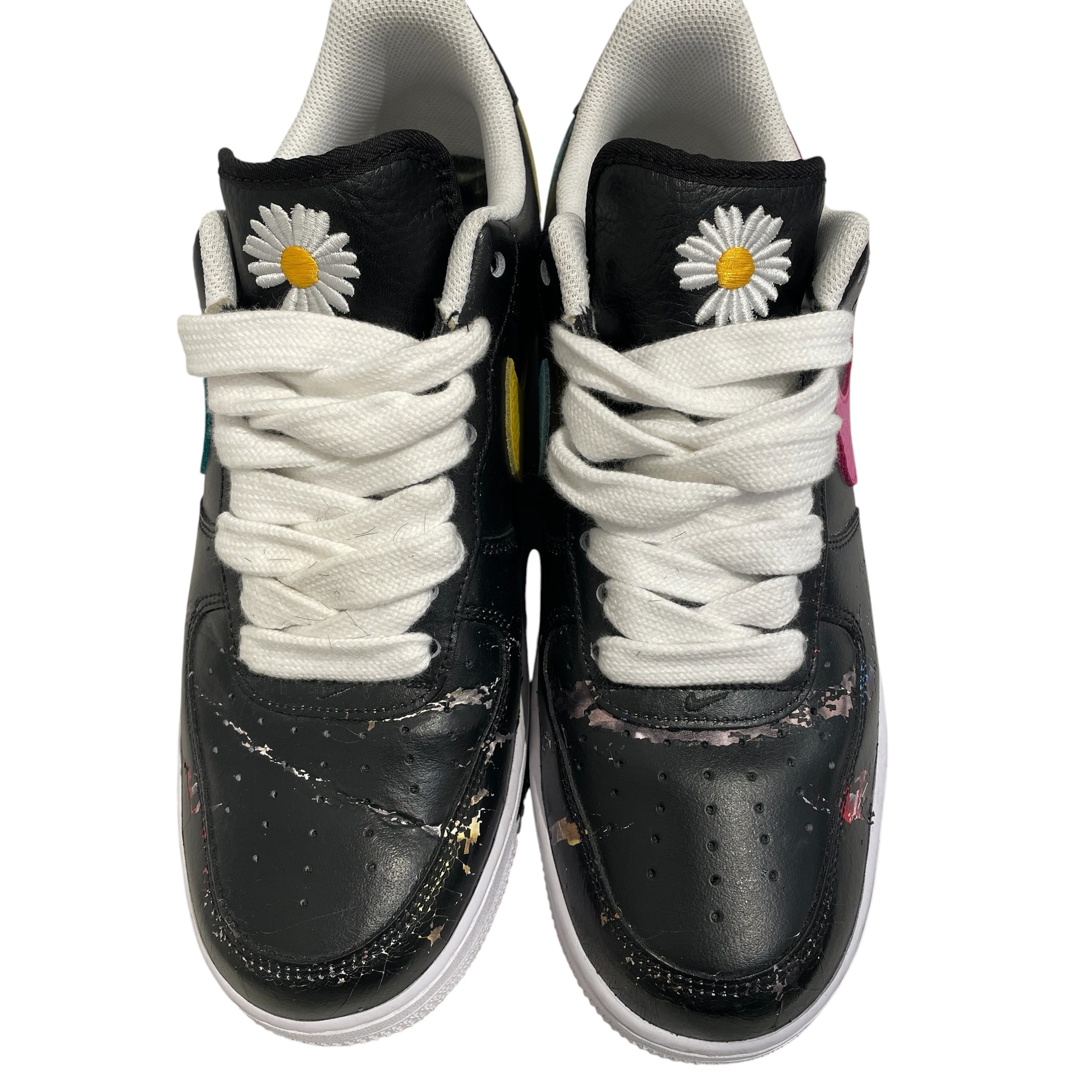 NIKE/X PEACEMINUSONE AIR FORCE 1/Low-Sneakers/US 11/BLK/AQ3692-004 view 3