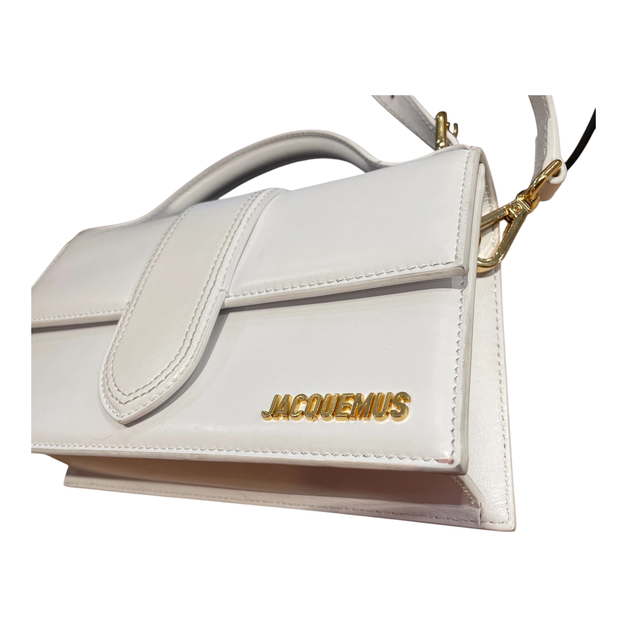 JACQUEMUS/Cross Body Bag/Leather/WHT/LE BAMBINO view 6