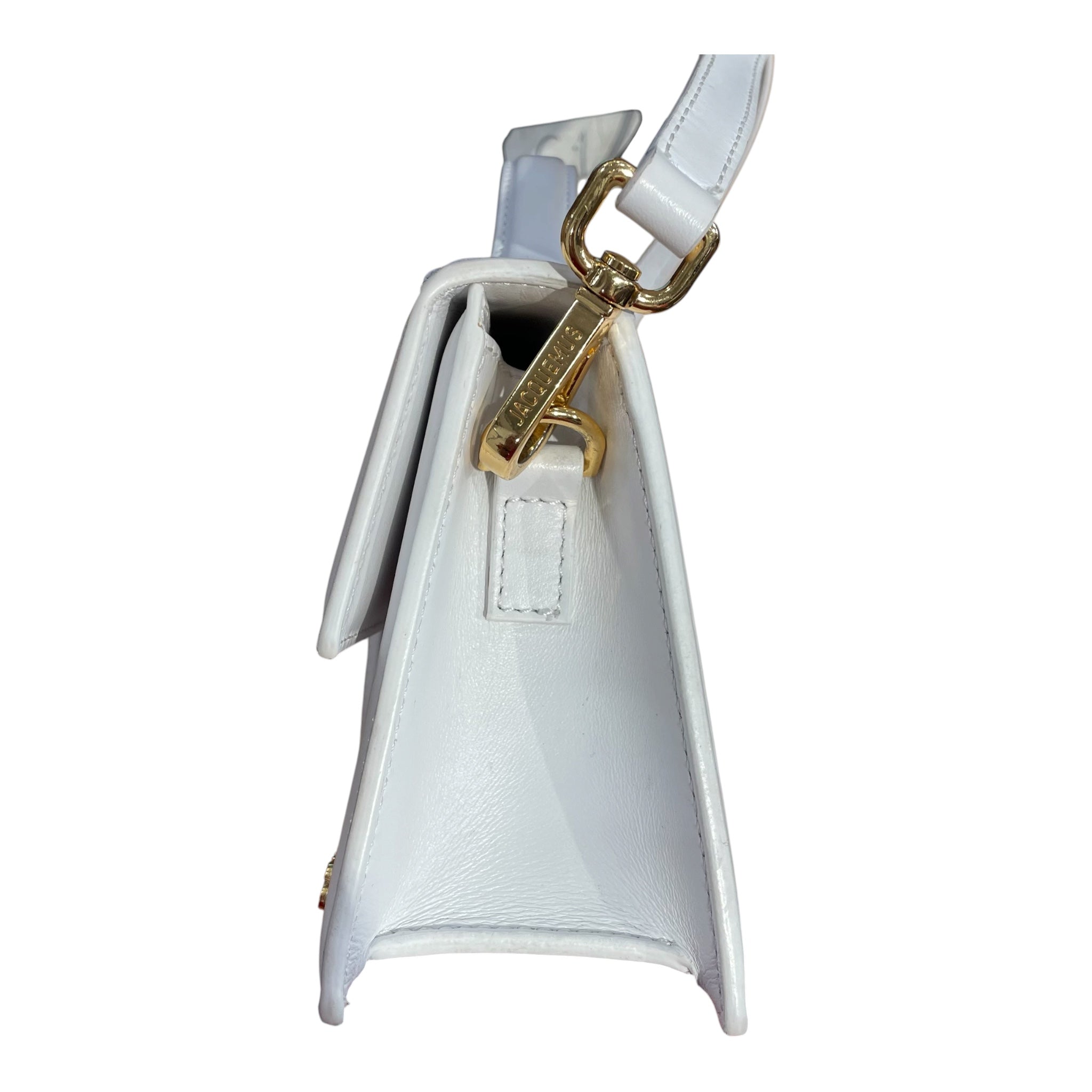 JACQUEMUS/Cross Body Bag/Leather/WHT/LE BAMBINO view 9