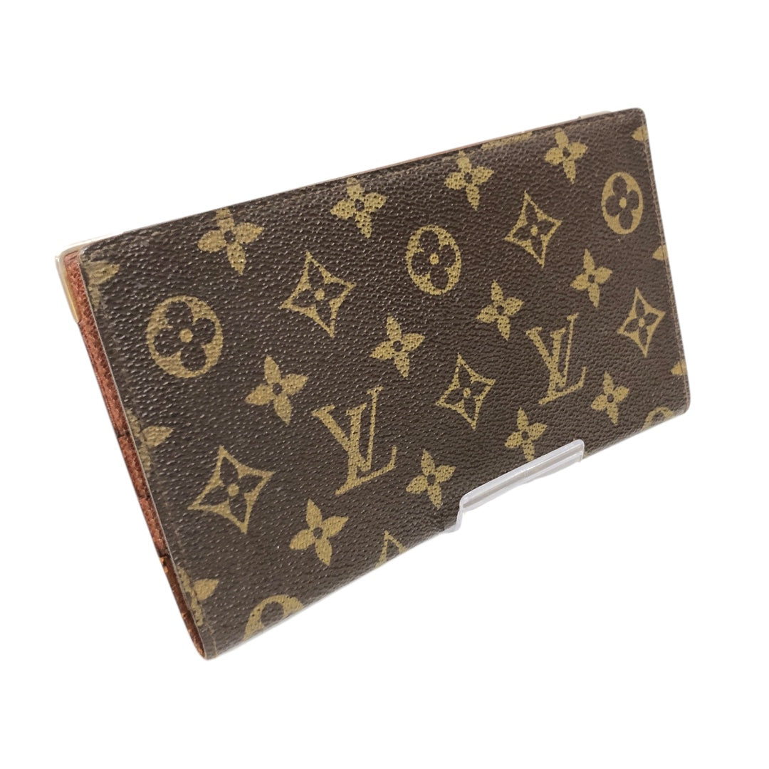LOUIS VUITTON/Long Wallet/Monogram/BRW/L's/THIN BIFOLD NO BUTTON 844 view 1