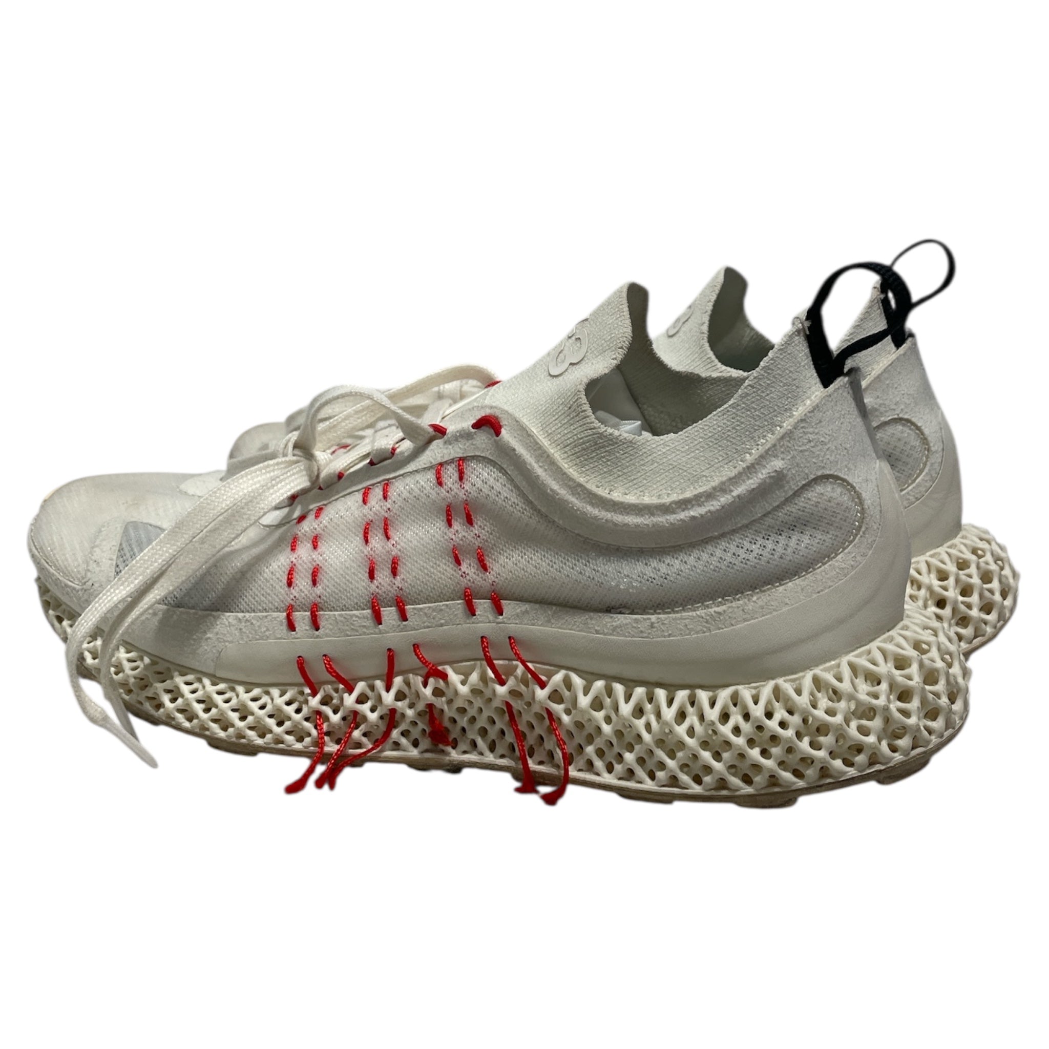 Y-3/Low-Sneakers/US 8/Polyester/WHT/Y-3 RUNNER 4D HALO SHOES view 2