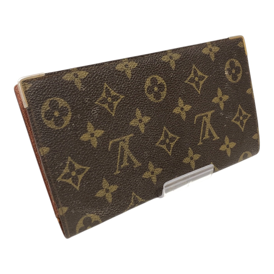 LOUIS VUITTON/Long Wallet/Monogram/BRW/L's/THIN BIFOLD NO BUTTON 844 view 2