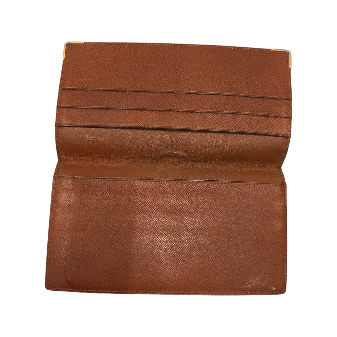LOUIS VUITTON/Long Wallet/Monogram/BRW/L's/THIN BIFOLD NO BUTTON 844 view 5