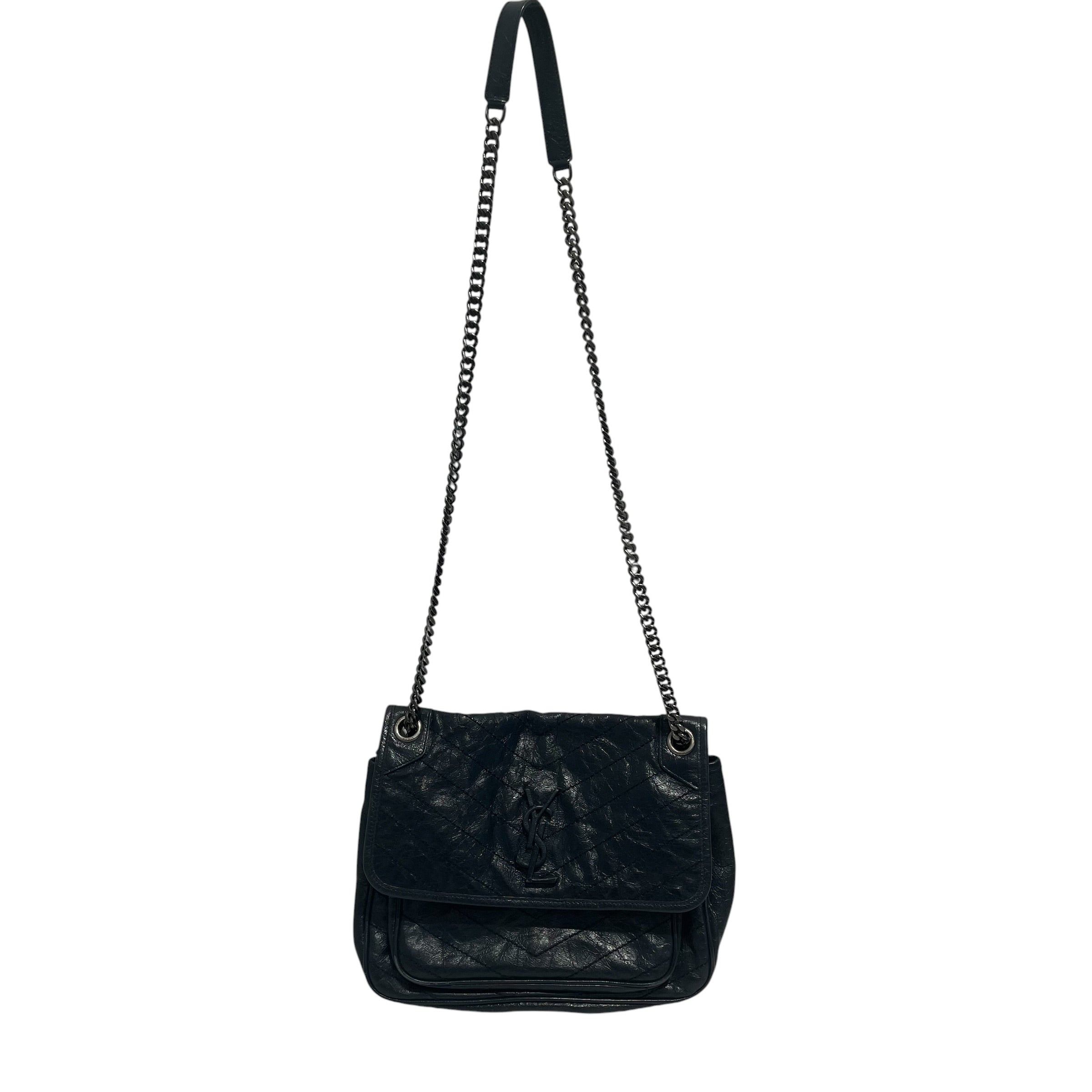 YVES SAINT LAURENT/Bag/Leather/NVY/Niki Bag view 1