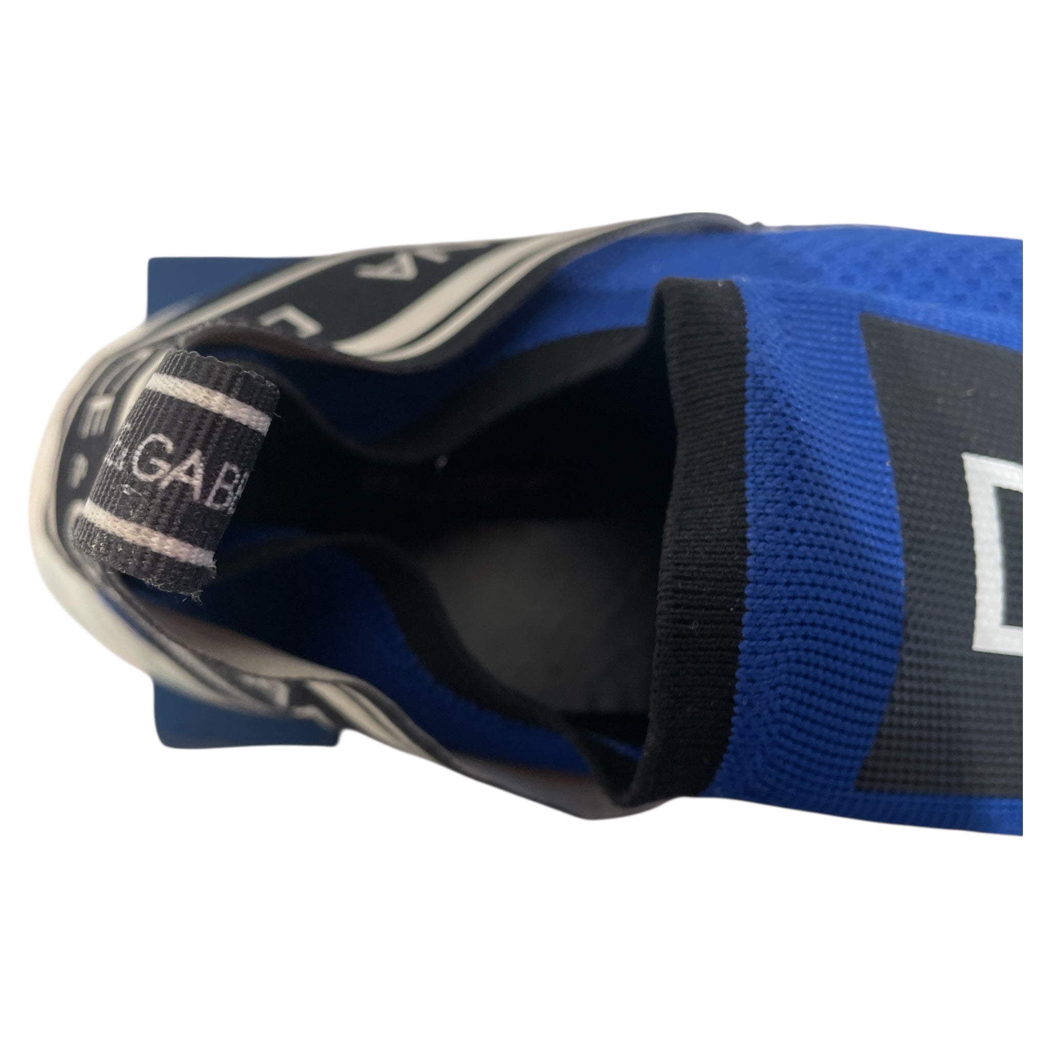 DOLCE&GABBANA/Low-Sneakers/US 11.5/Cotton/BLU/sorrento sneaker view 3