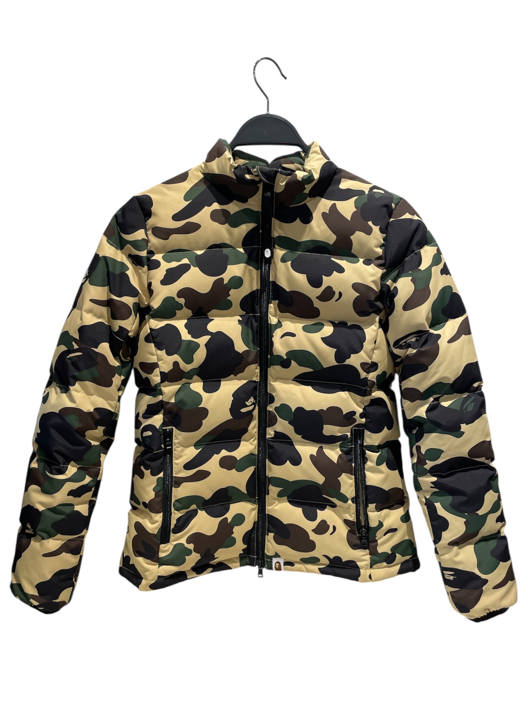 BAPE STA!/Puffer Jkt/XS/Nylon/GRN/Camouflage/1ST CAMO DOWN view 1