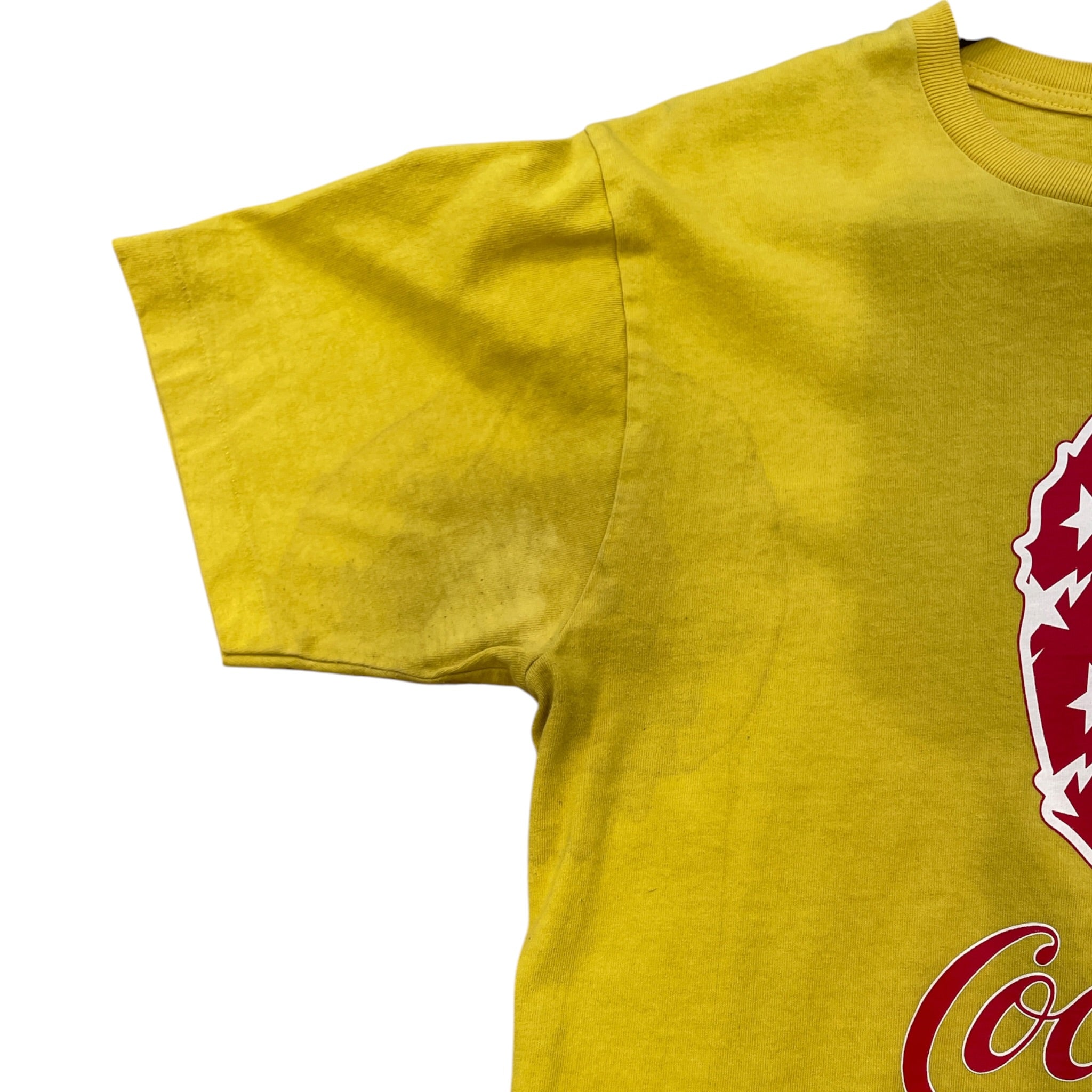 A BATHING APE/Coca･Cola/T-Shirt/M/Cotton/YEL/Graphic/APE FACE/COKE LOGO IN RED view 5