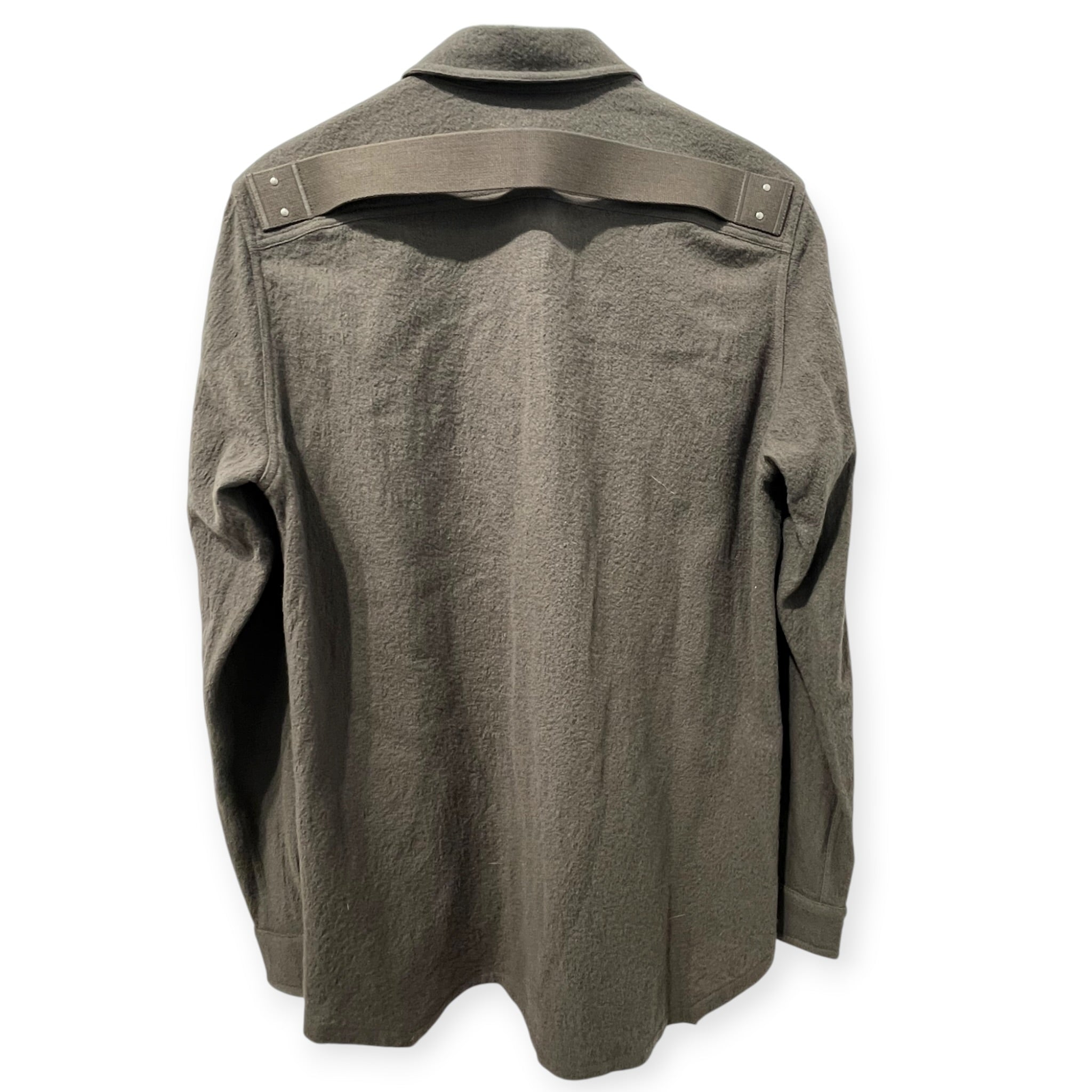 Rick Owens/LS Shirt/34/Wool/BRW/DUST LUXOR FW/23 SHIRT JKT view 2
