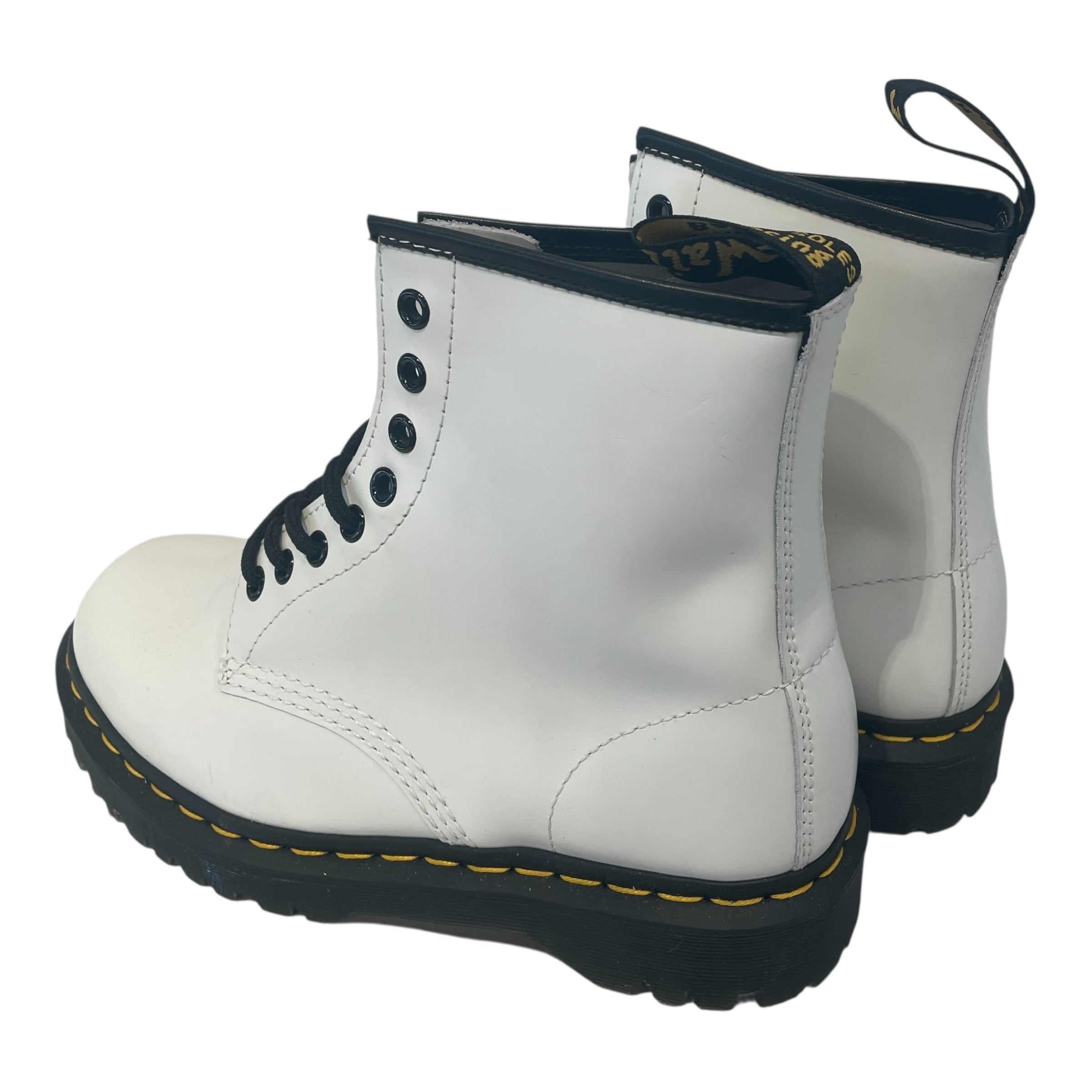 Dr.Martens/Lace Up Boots/US 8/Leather/WHT/ view 2