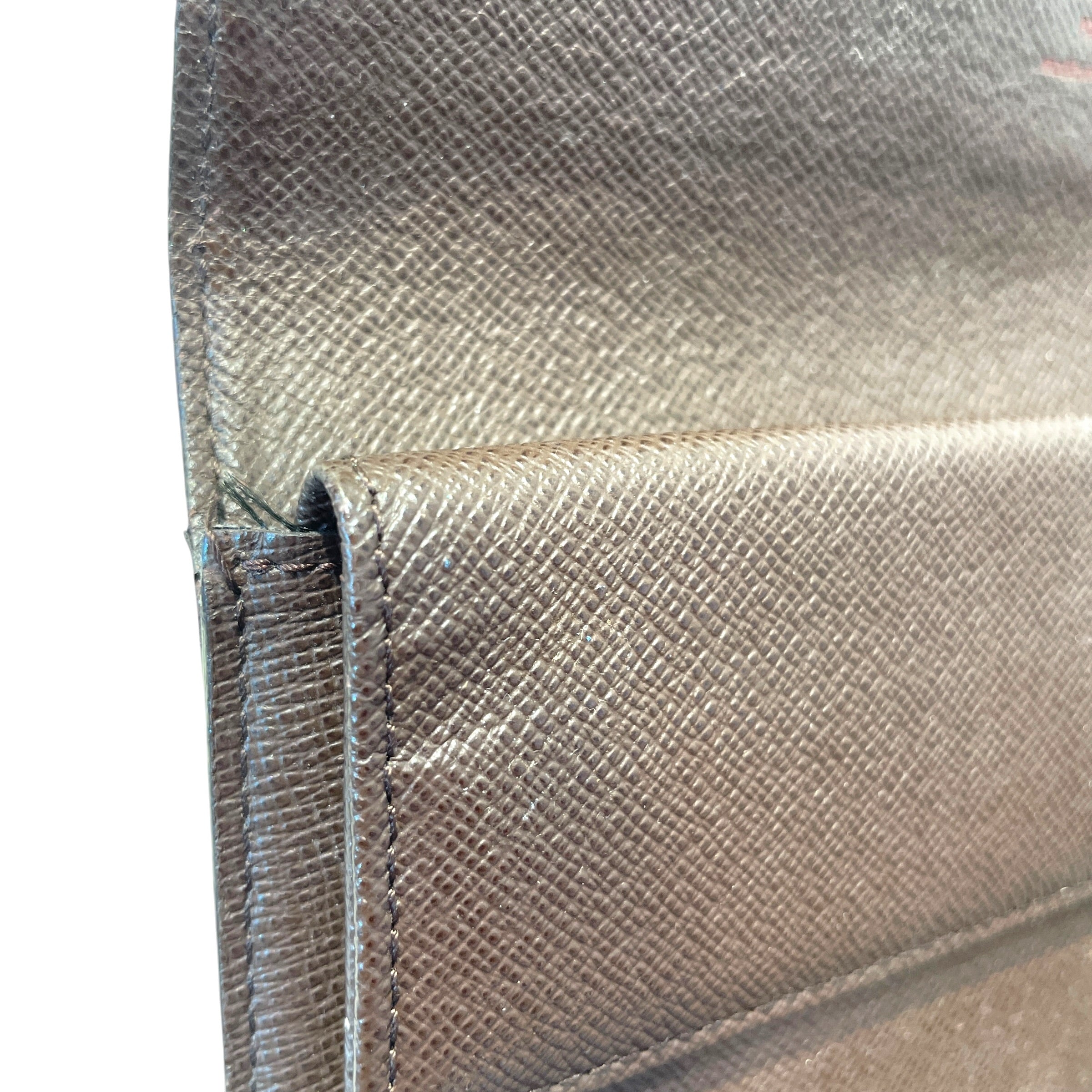LOUIS VUITTON/Wallet/Monogram/Leather/BRW/L's/Damier Ebenne Sarah Wallet view 3