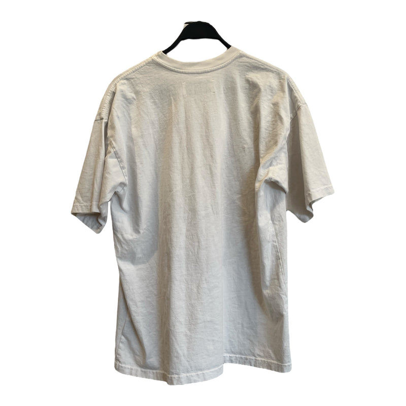 SATOSHI NAKAMOTO/T-Shirt/M/Cotton/WHT/Graphic/LOST HAPPINESS TEE