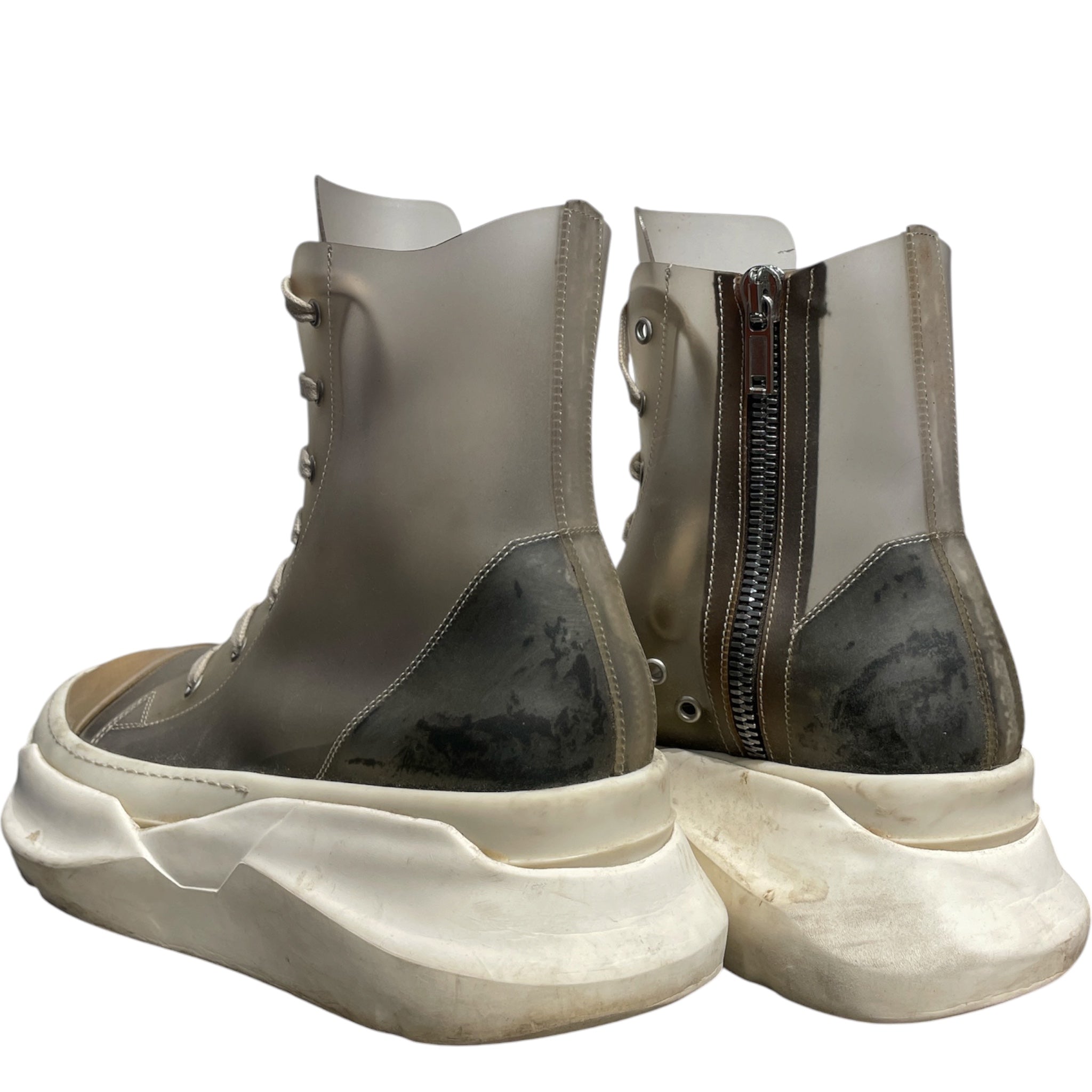 RICK OWENS DRKSHDW/Hi-Sneakers/US 12/CLR/DRKSHDW ABSTRACT TRANSPARENT view 2
