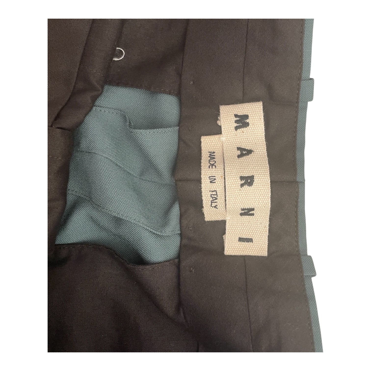 MARNI/Slacks/48/Cotton/BLU/03-5794-9931 view 3