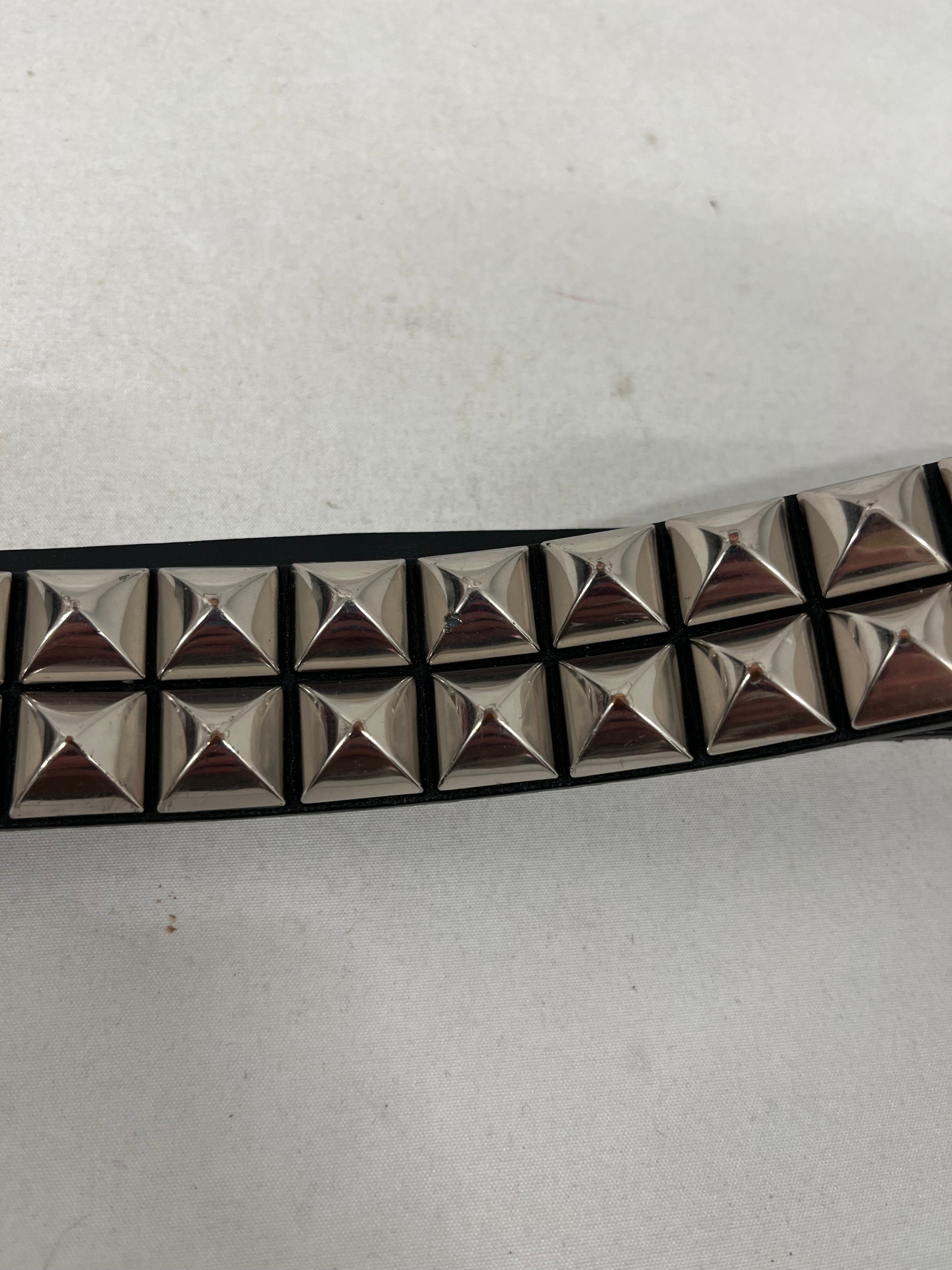 MOSCHINO/Belt/Leather/BLK/L's/LARGE PYRAMID STUDDED view 5