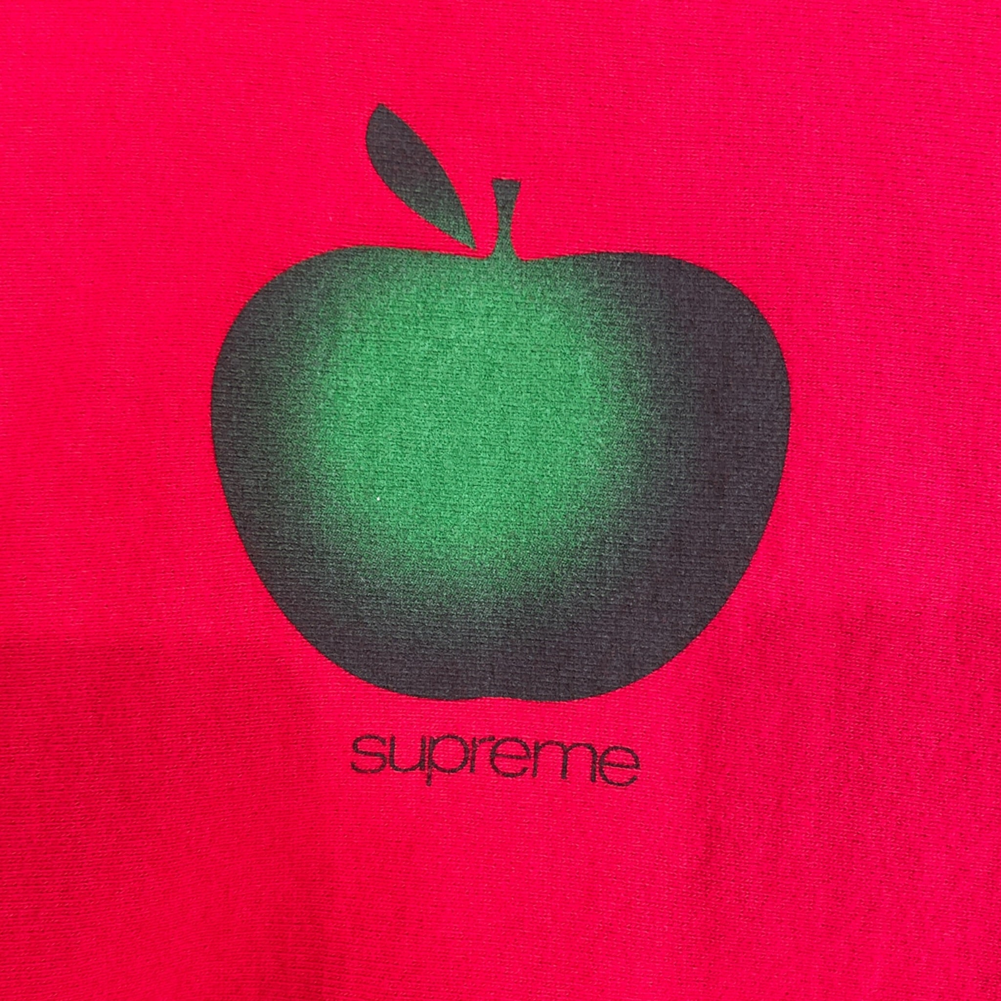 Supreme/Hoodie/M/Cotton/RED/grn apple view 4