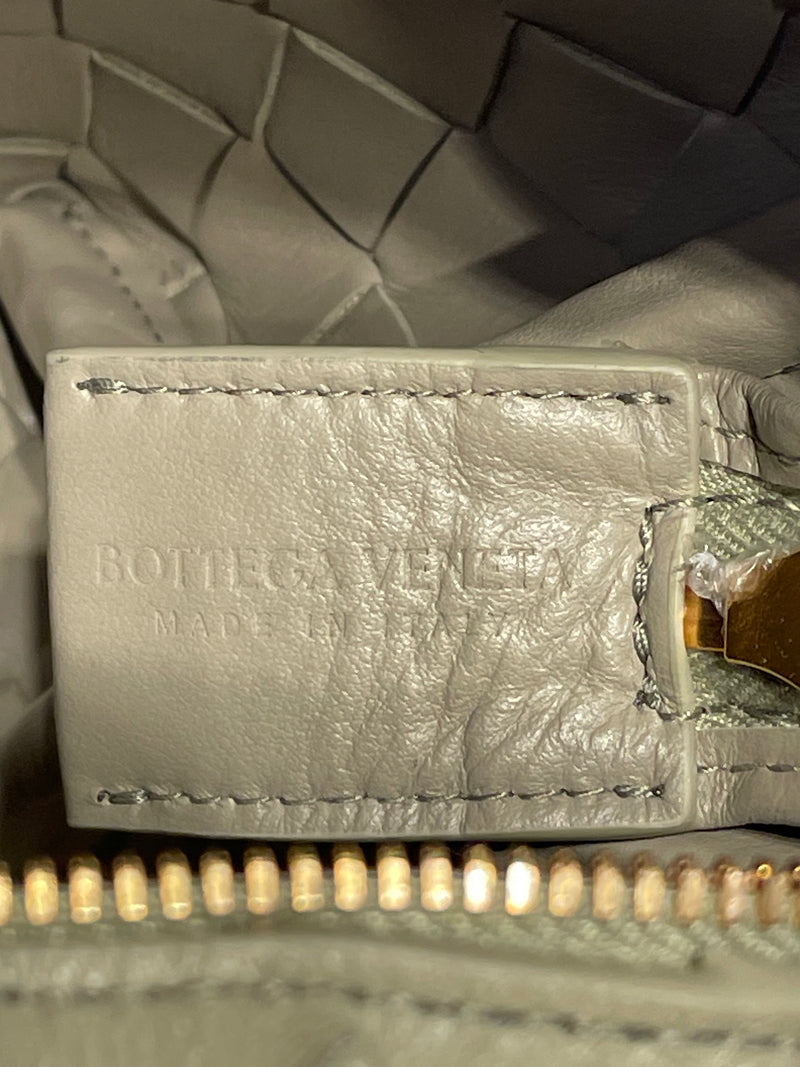BOTTEGA VENETA/Cross Body Bag/Leather/GRN/Mini Loop