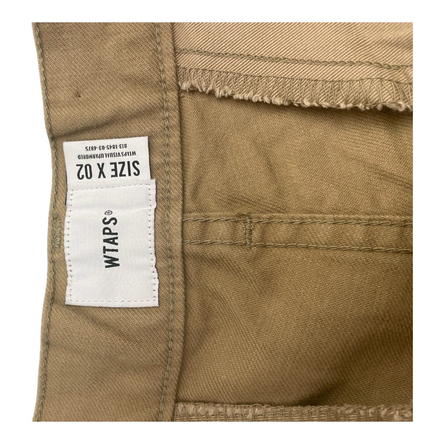 w)taps/Shorts/2/Beige/Cotton/201wvdt-ptm07 view 3