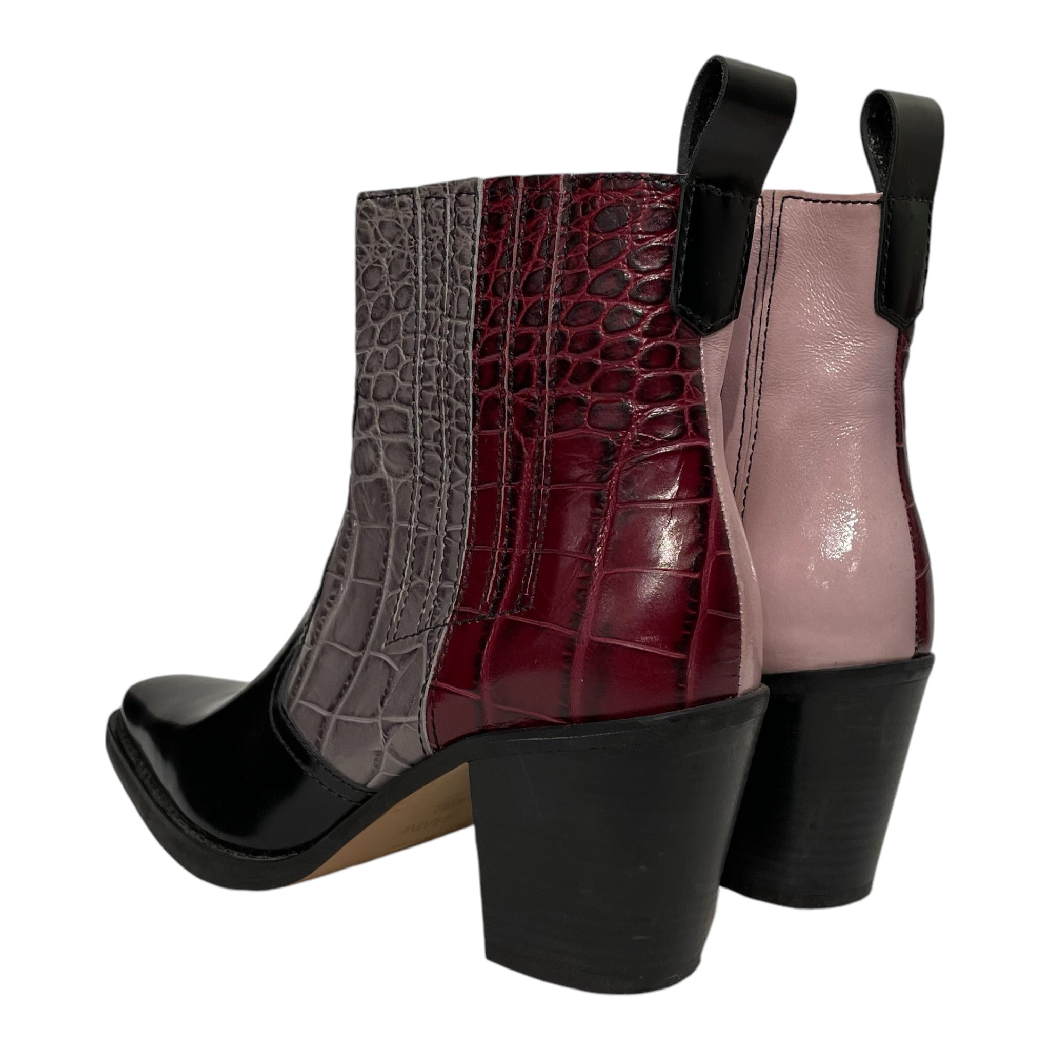GANNI/Western Boots/EU 40/Border/Leather/MLT/ view 2