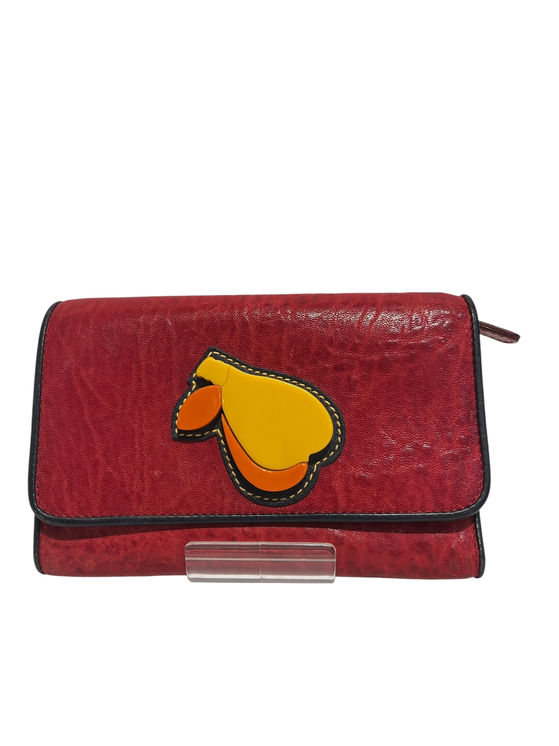 MIU MIU/Bifold Wallet/OS/Leather/RED/ view 1