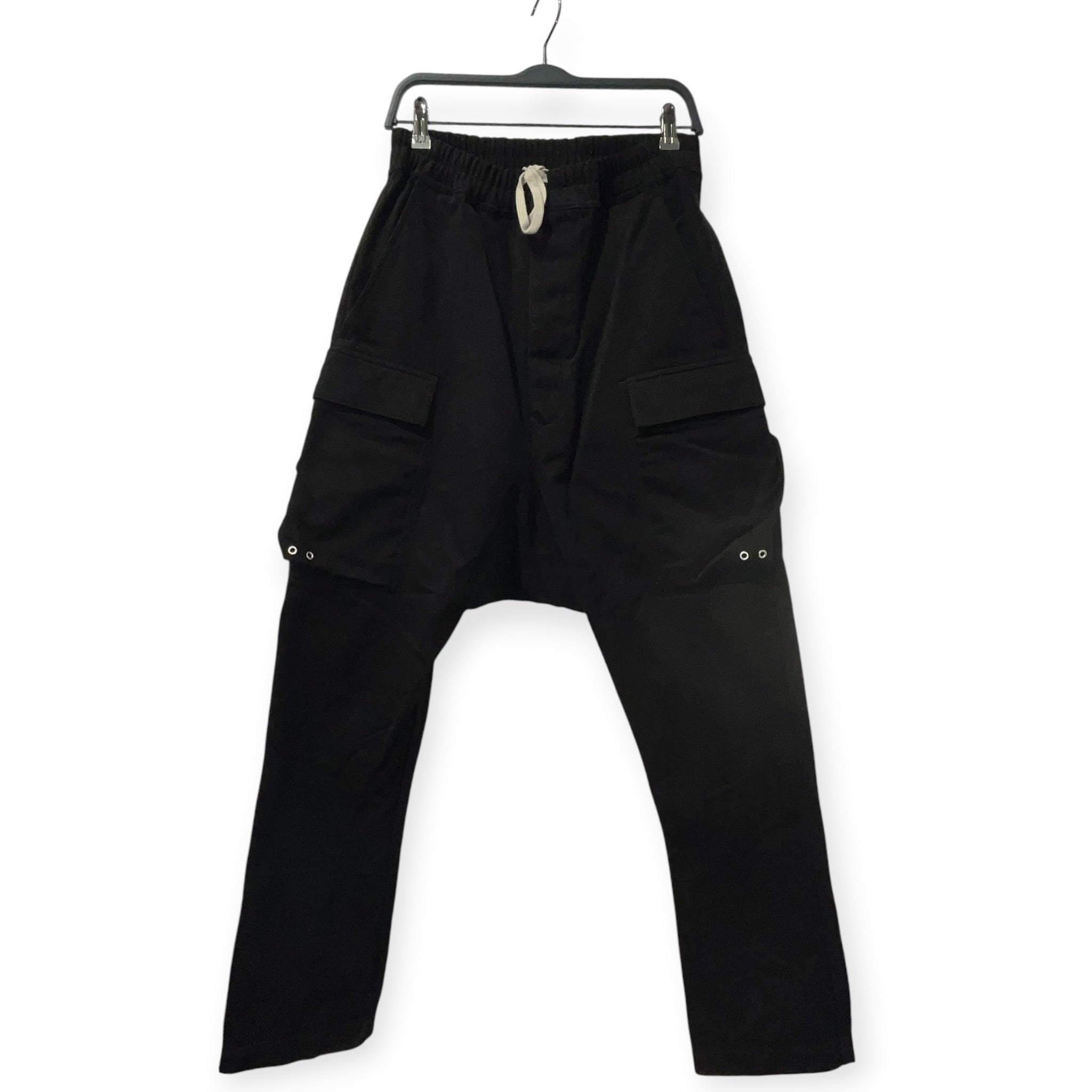 Rick Owens/Cargo Pants/36/Cotton/BLK/STROBE 22 CARGOS view 1