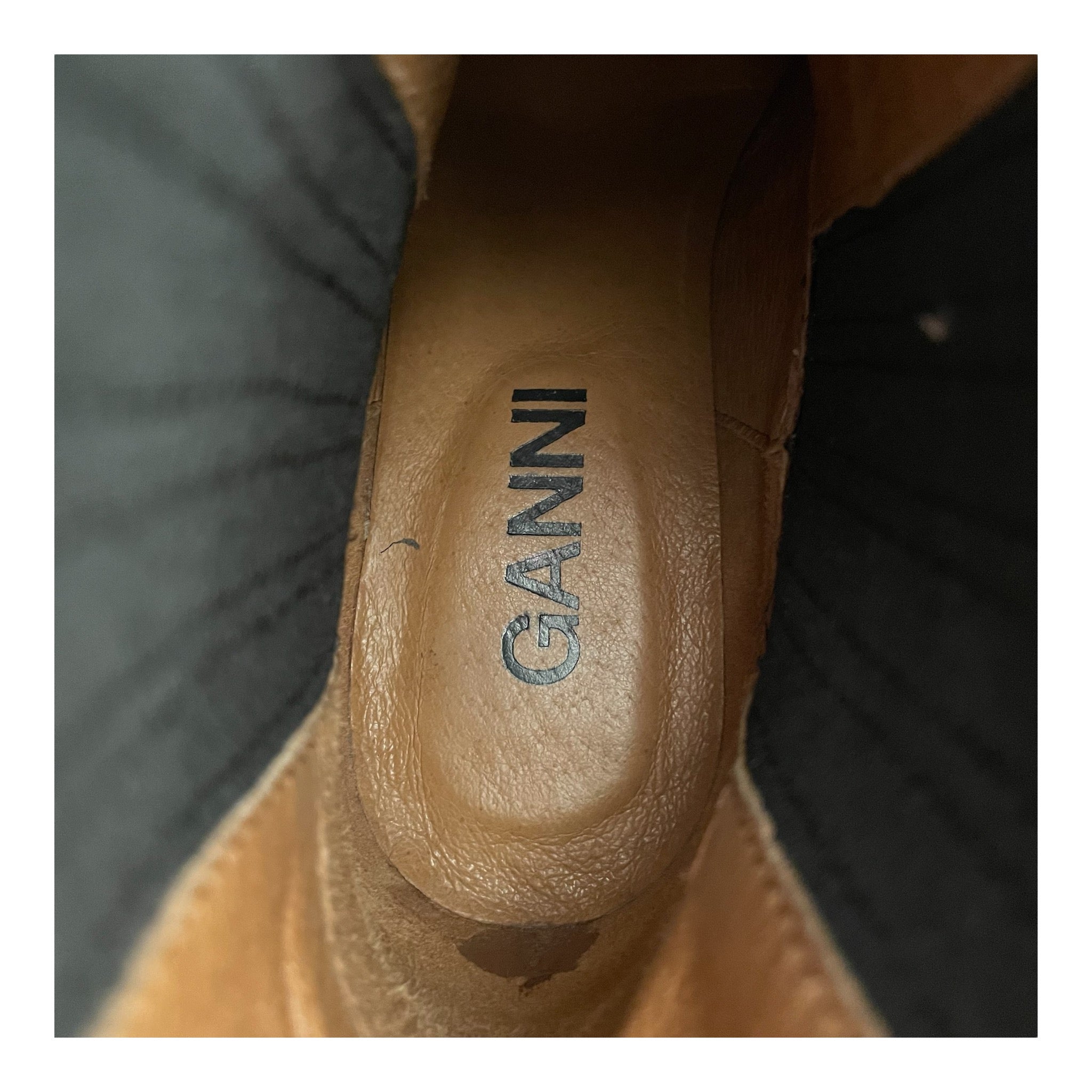 GANNI/Western Boots/EU 40/Border/Leather/MLT/ view 3
