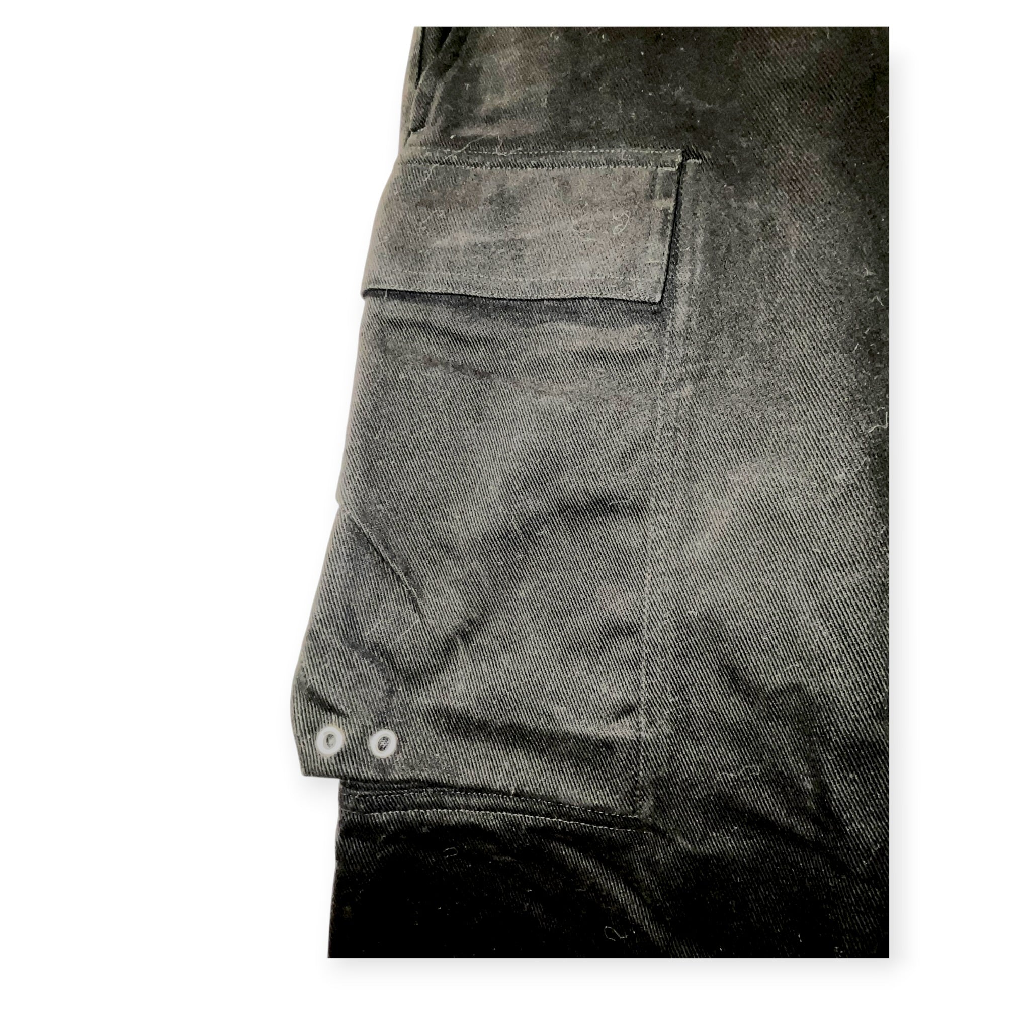 Rick Owens/Cargo Pants/36/Cotton/BLK/STROBE 22 CARGOS view 3