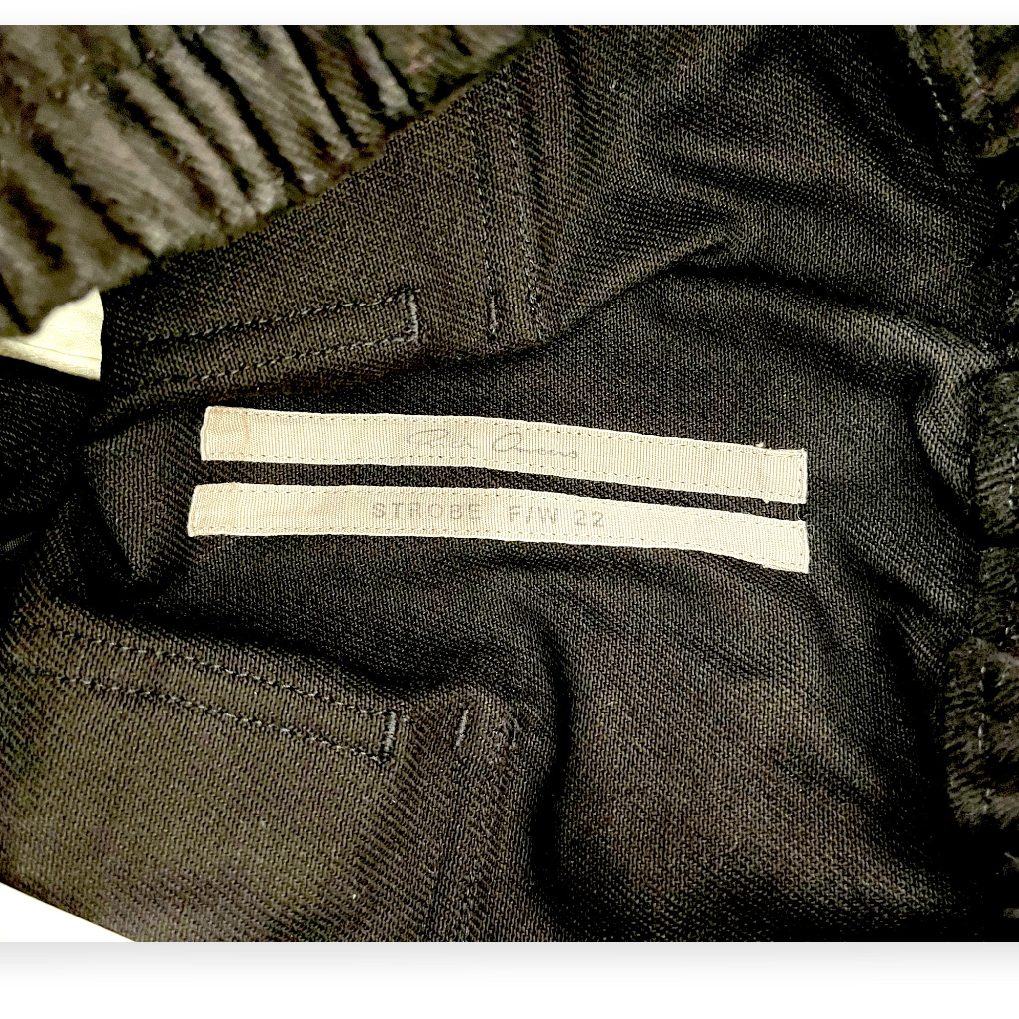 Rick Owens/Cargo Pants/36/Cotton/BLK/STROBE 22 CARGOS view 4