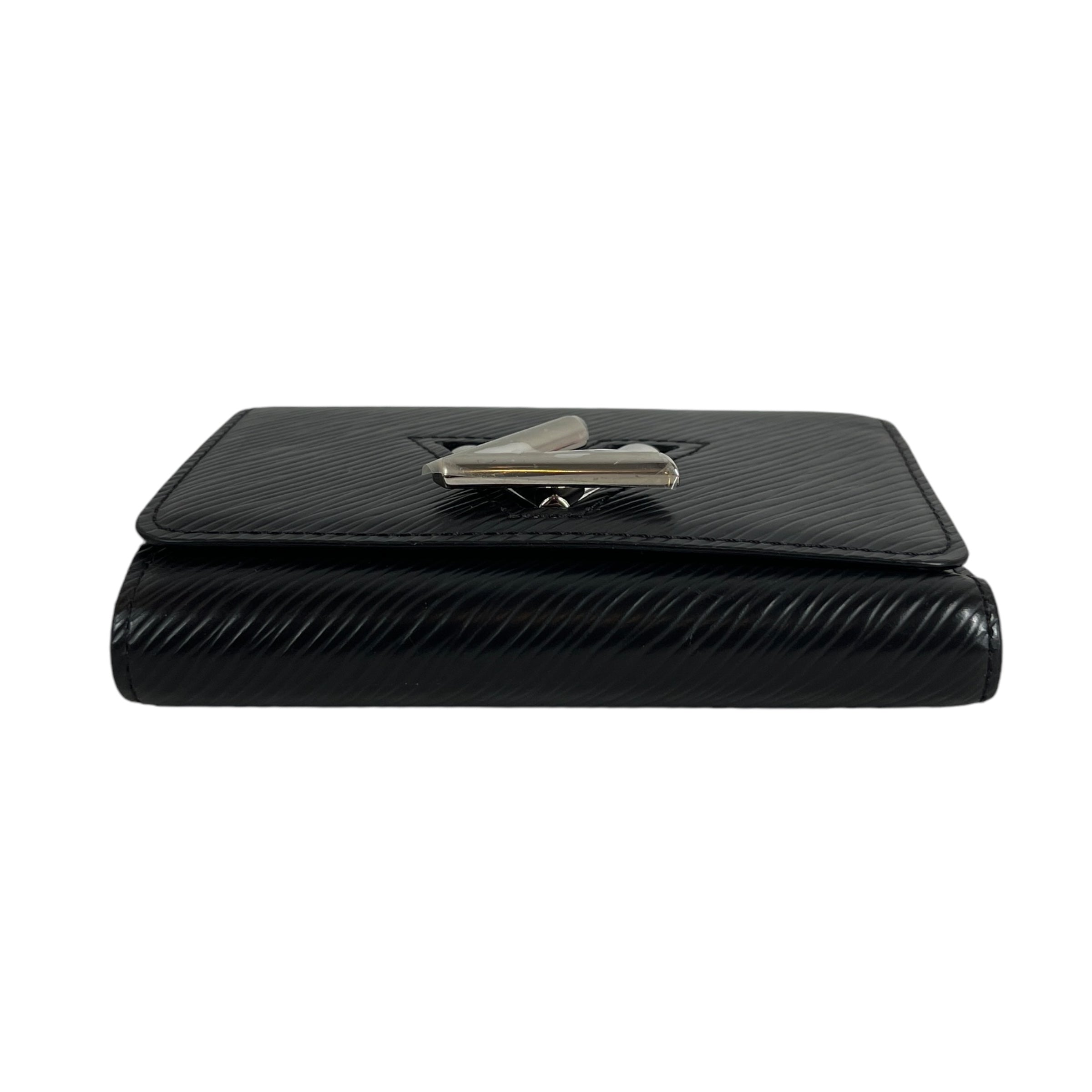 LOUIS VUITTON/Trifold Wallet/Black/Cowhide/M63322/PORTEFEUILLE TWIST COMPACT XS_EPI/M63322 view 3