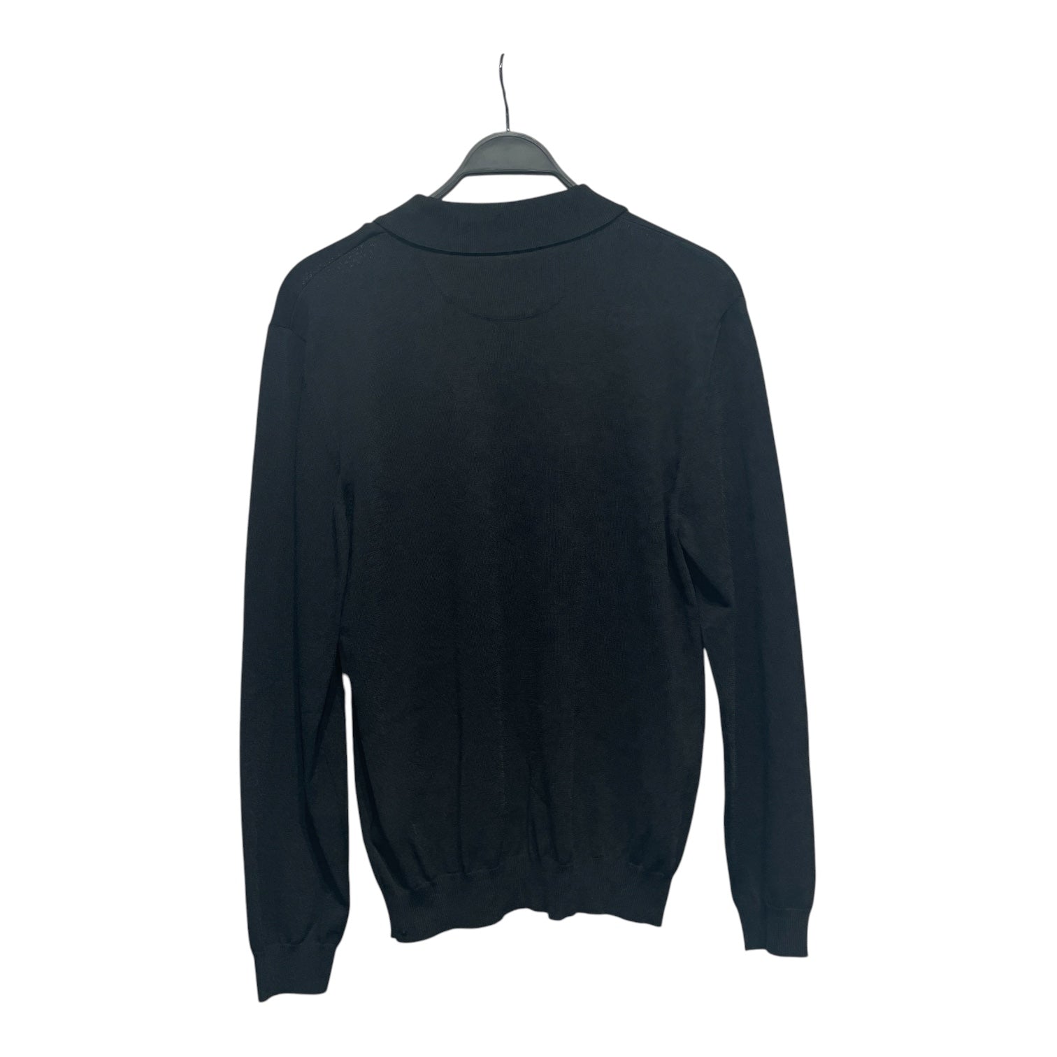VALENTINO/LS Shirt/L/Wool/BLK/Open Coller/ view 2