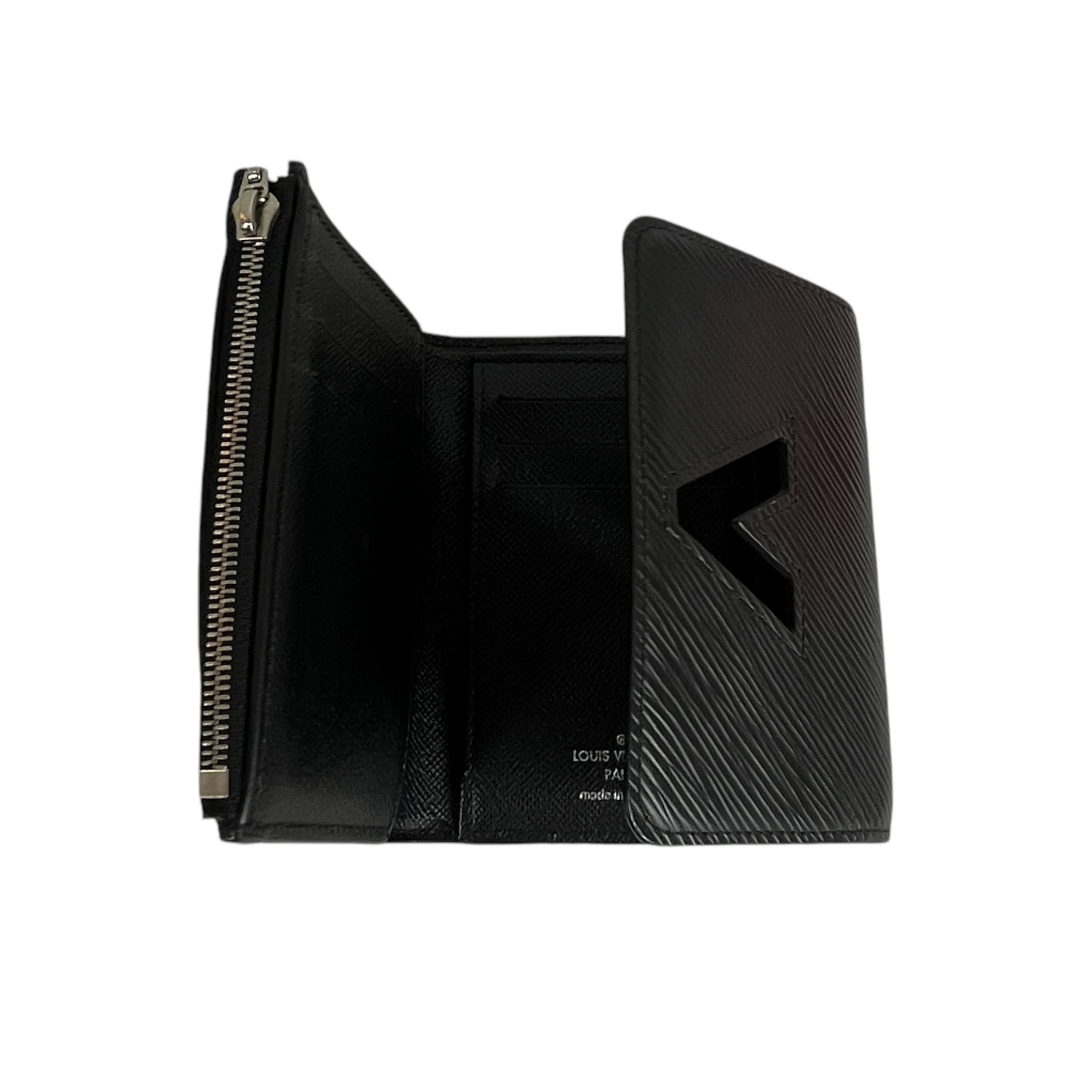 LOUIS VUITTON/Trifold Wallet/Black/Cowhide/M63322/PORTEFEUILLE TWIST COMPACT XS_EPI/M63322 view 4