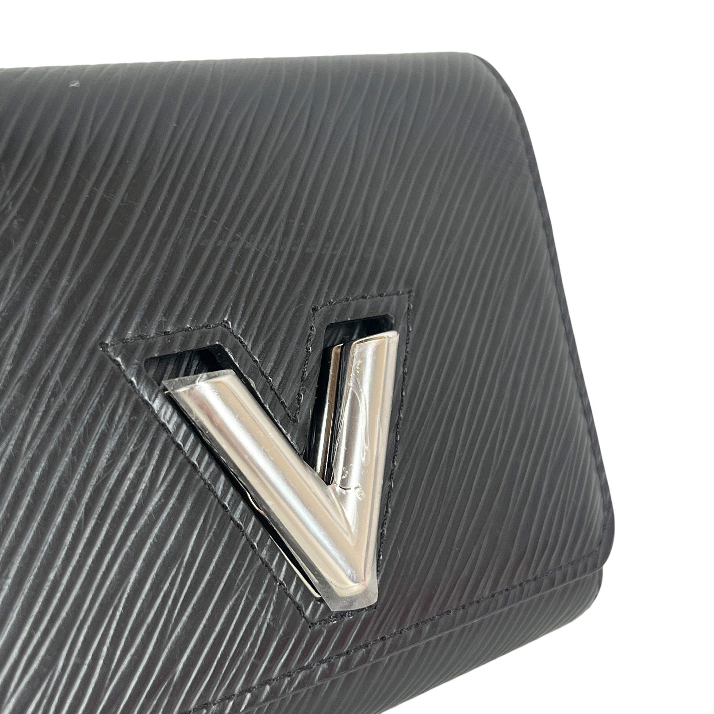 LOUIS VUITTON/Trifold Wallet/Black/Cowhide/M63322/PORTEFEUILLE TWIST COMPACT XS_EPI/M63322 view 5