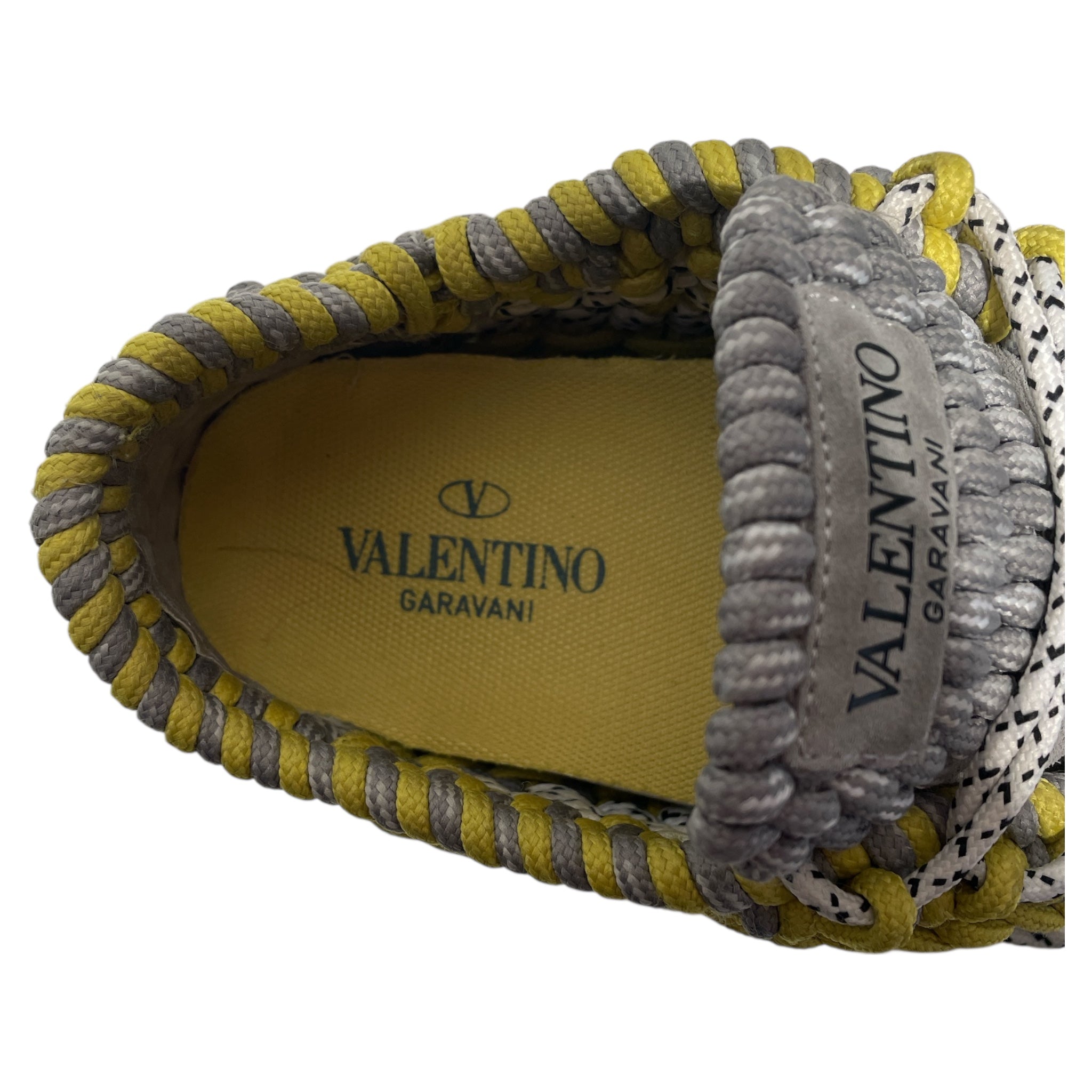 VALENTINO/Low-Sneakers/EU 41/YEL/rope sneaker view 3