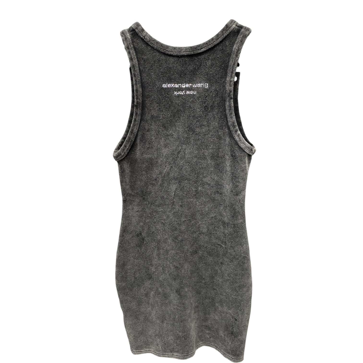 Alexander Wang/SL Dress/M/Suede/GRY/Midi Length/Rhinestone Dragons view 2