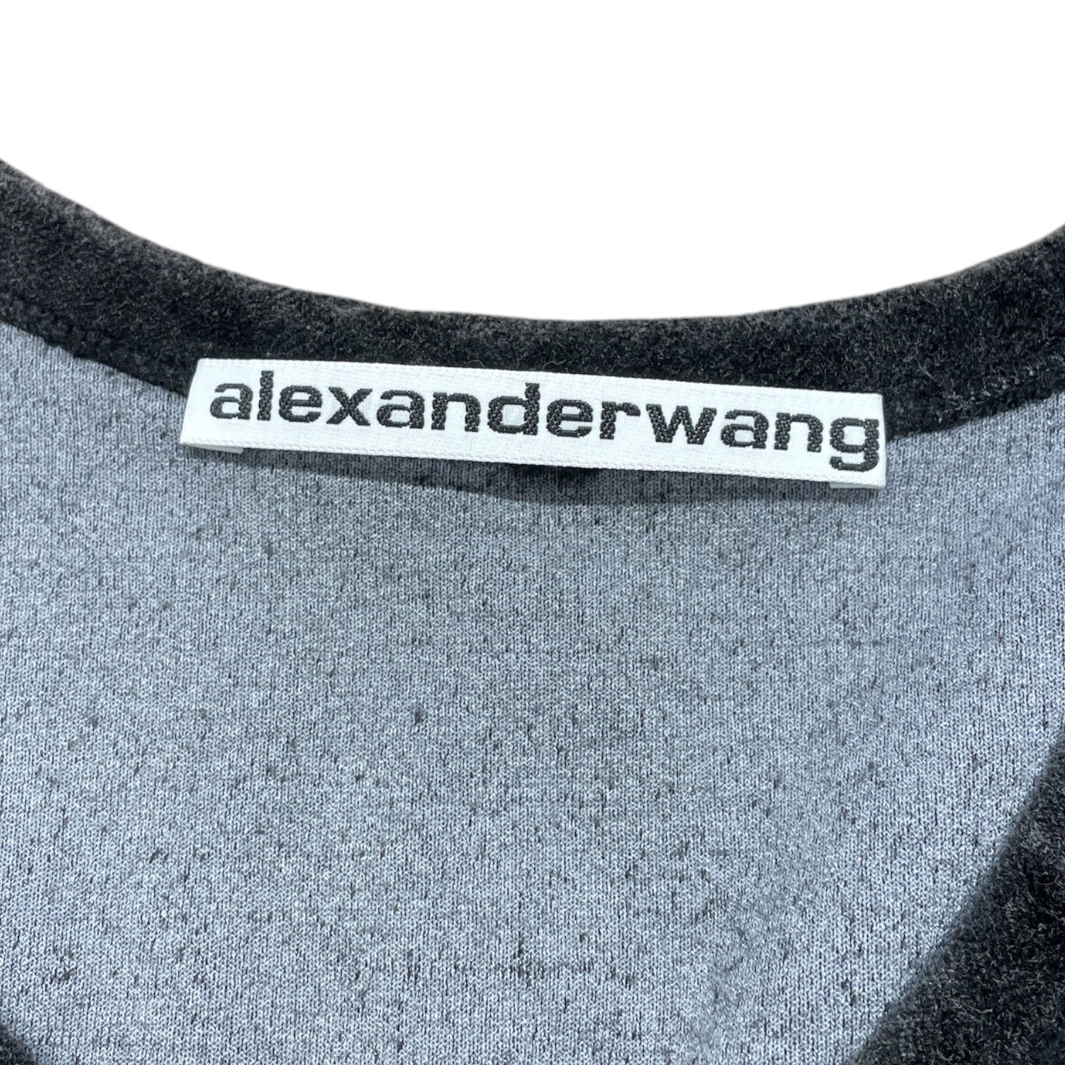 Alexander Wang/SL Dress/M/Suede/GRY/Midi Length/Rhinestone Dragons view 3