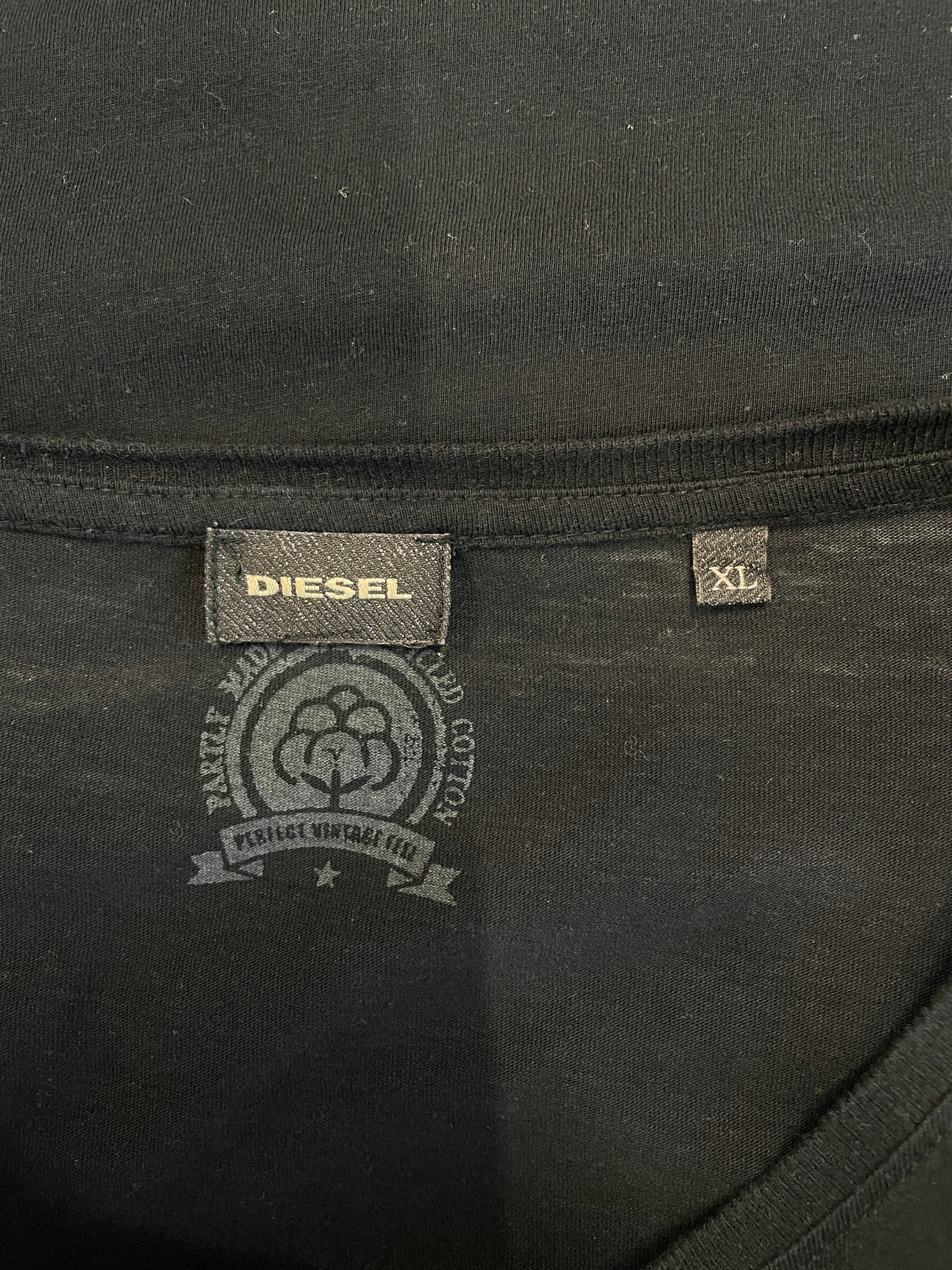 DIESEL/T-Shirt/XL/Cotton/BLK/Graphic/RIOT LOST IN LUST view 3