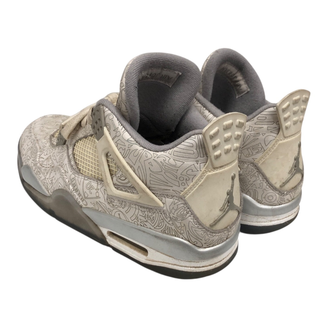 JORDAN BRAND/Hi-Sneakers/US 9.5/All Over Print/Leather/WHT/Retro 4 30th Anniversary view 2