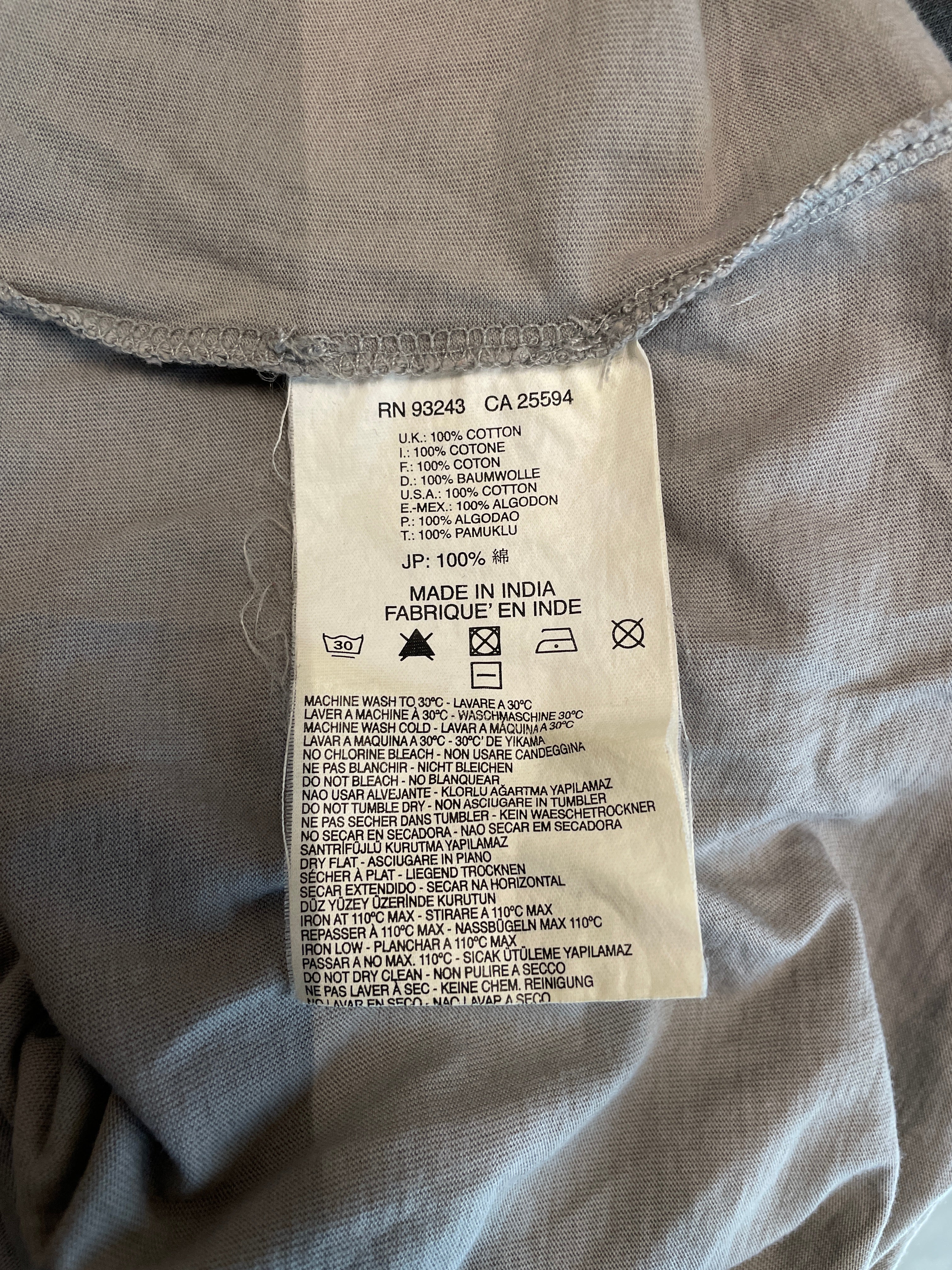 DIESEL/T-Shirt/S/Cotton/GRY/TOO MUCH FOR ONE WOMAN view 4