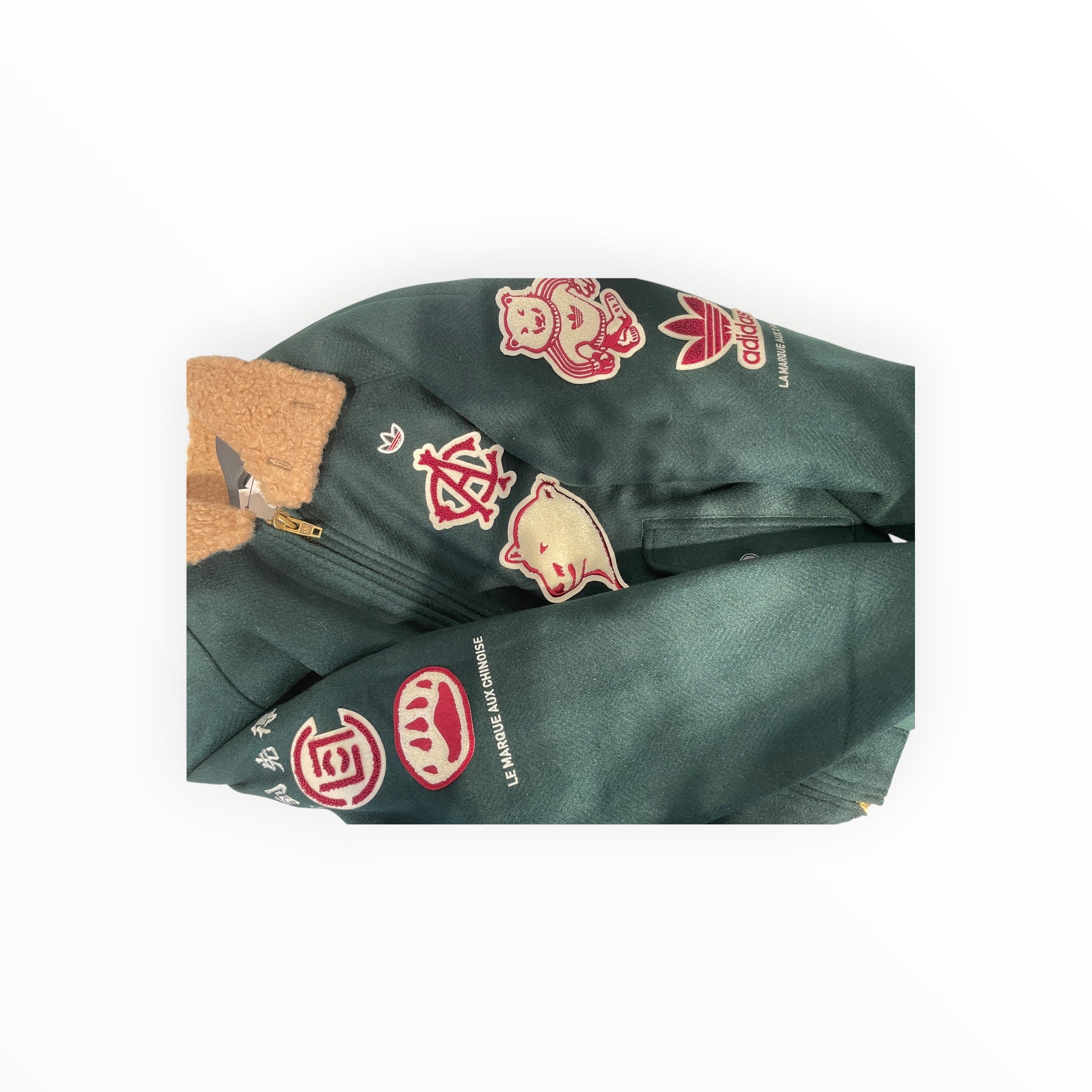 adidas/CLOT(CLOTAPPAREL)/Jacket/XXS/Polyester/GRN/SAMPLE CONSEIL UNI JACKET view 3