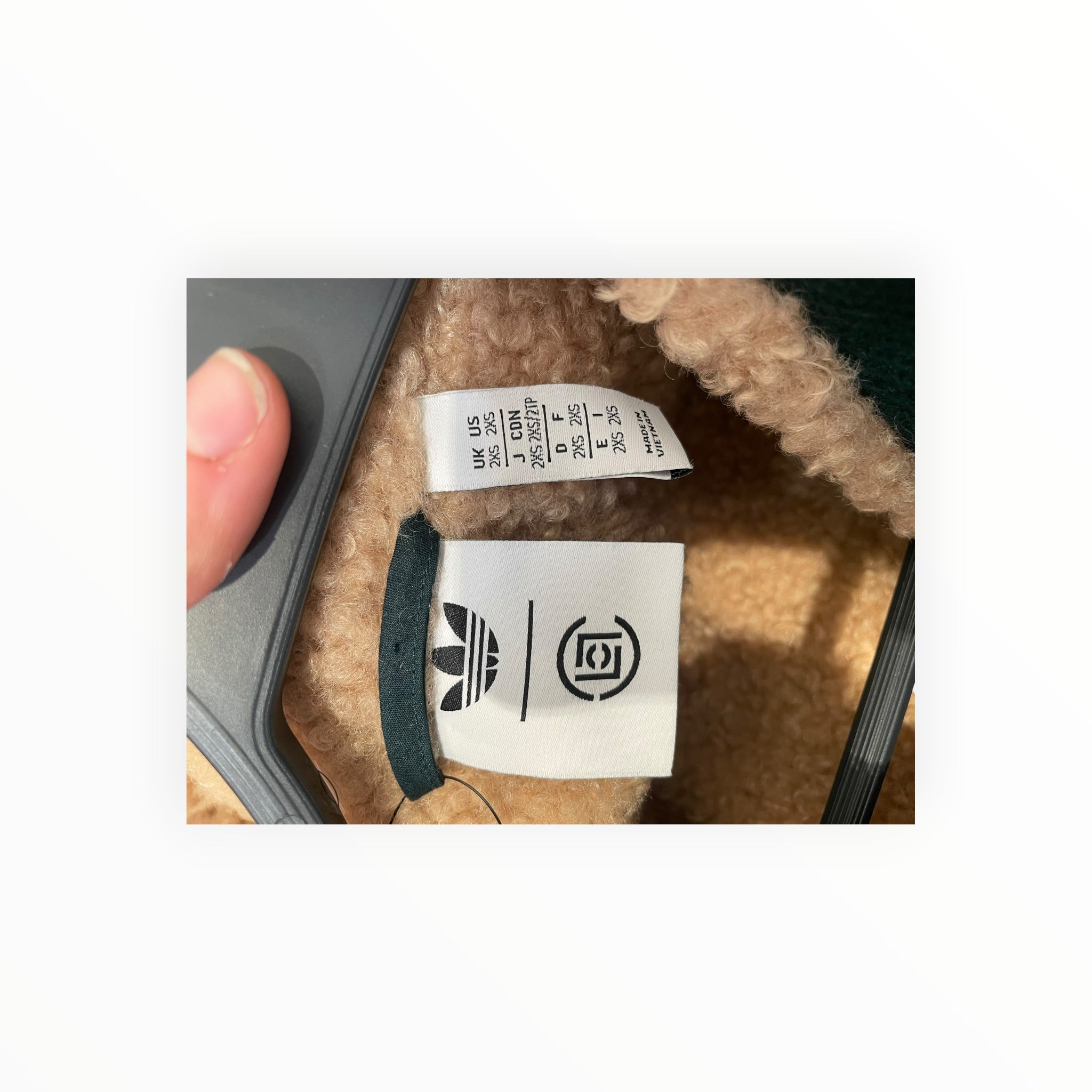 adidas/CLOT(CLOTAPPAREL)/Jacket/XXS/Polyester/GRN/SAMPLE CONSEIL UNI JACKET view 4